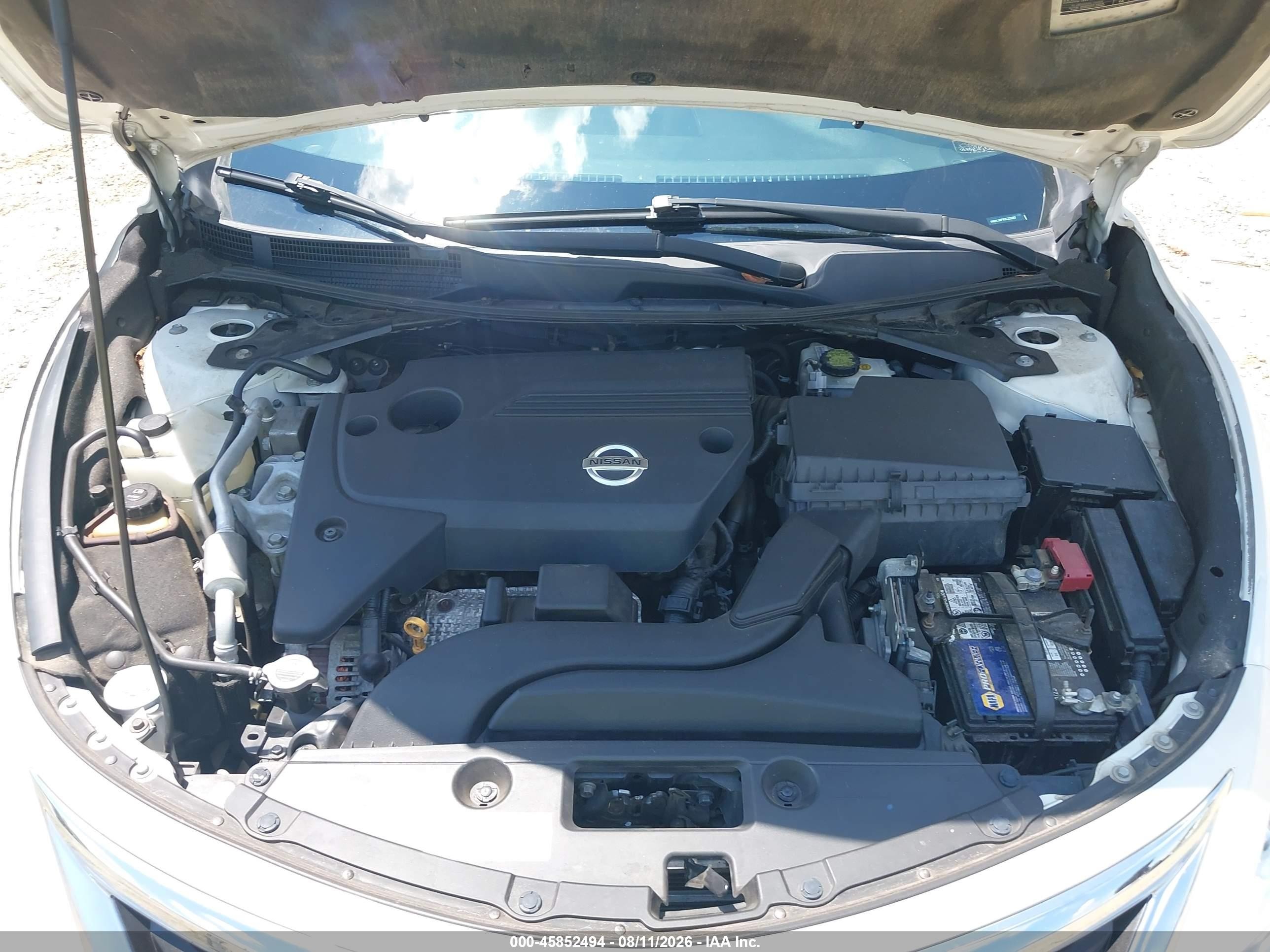 2013 Nissan Altima 2.5 S Белый vin: 1N4AL3APXDC235587