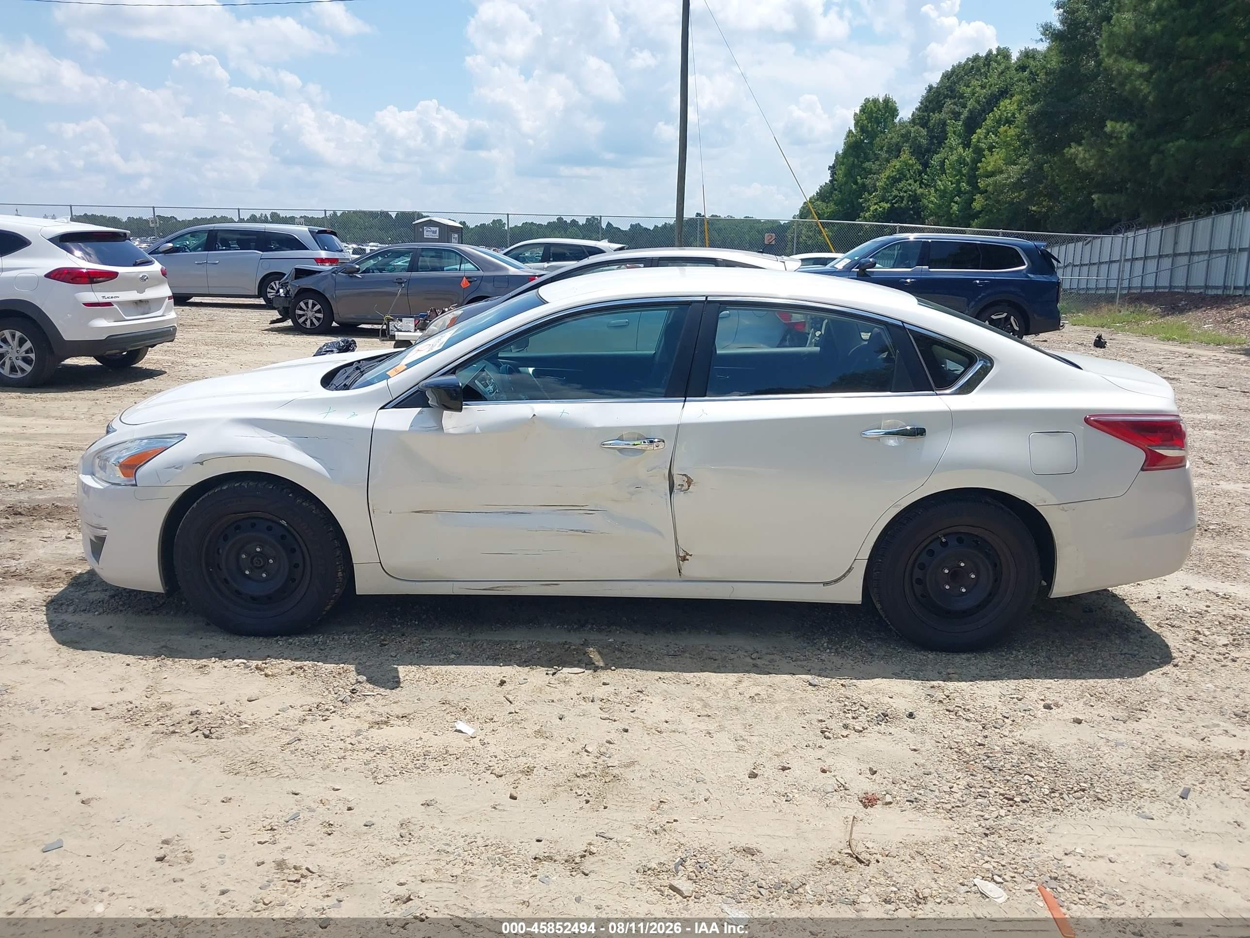 2013 Nissan Altima 2.5 S Белый vin: 1N4AL3APXDC235587