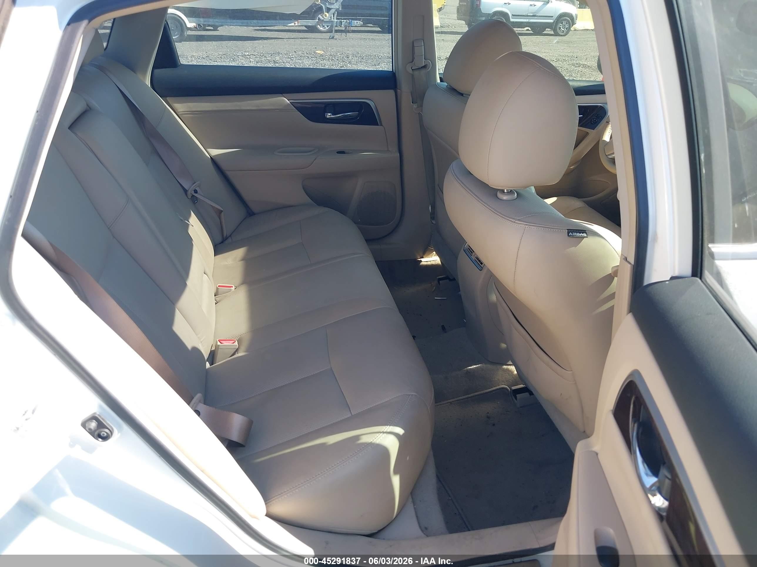 2013 Nissan Altima 2.5 Sl White vin: 1N4AL3APXDC239493