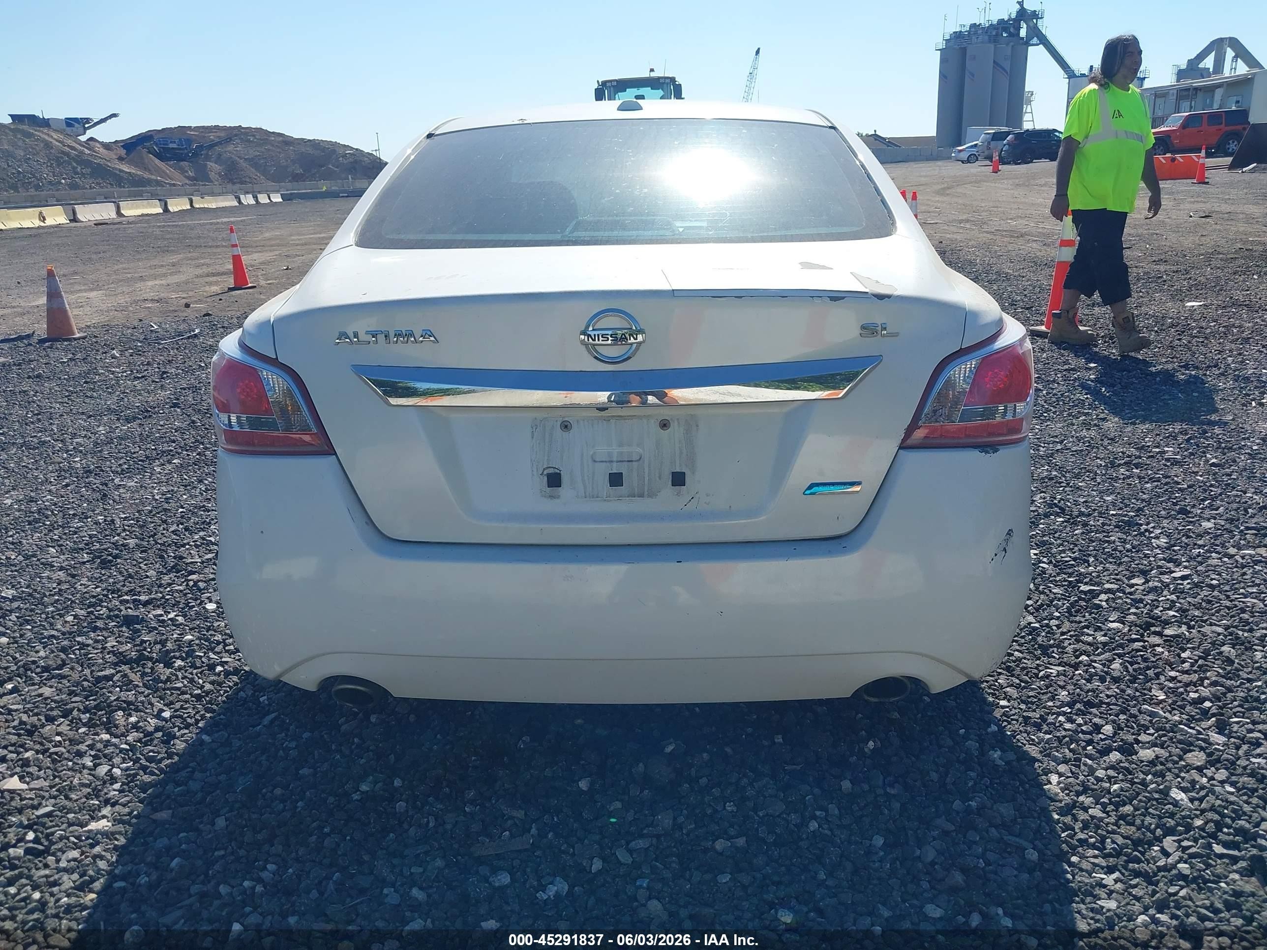 2013 Nissan Altima 2.5 Sl White vin: 1N4AL3APXDC239493