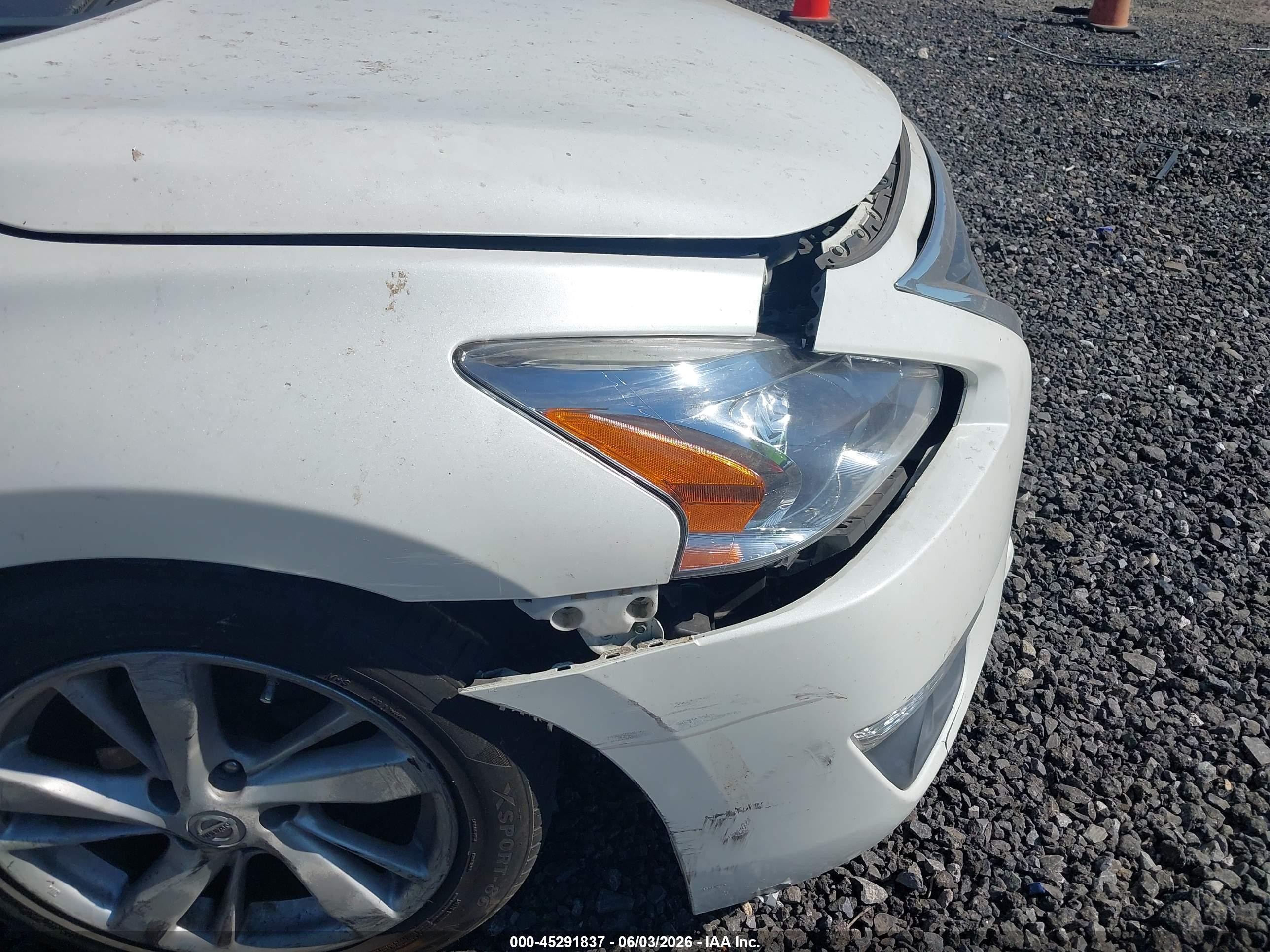 2013 Nissan Altima 2.5 Sl White vin: 1N4AL3APXDC239493