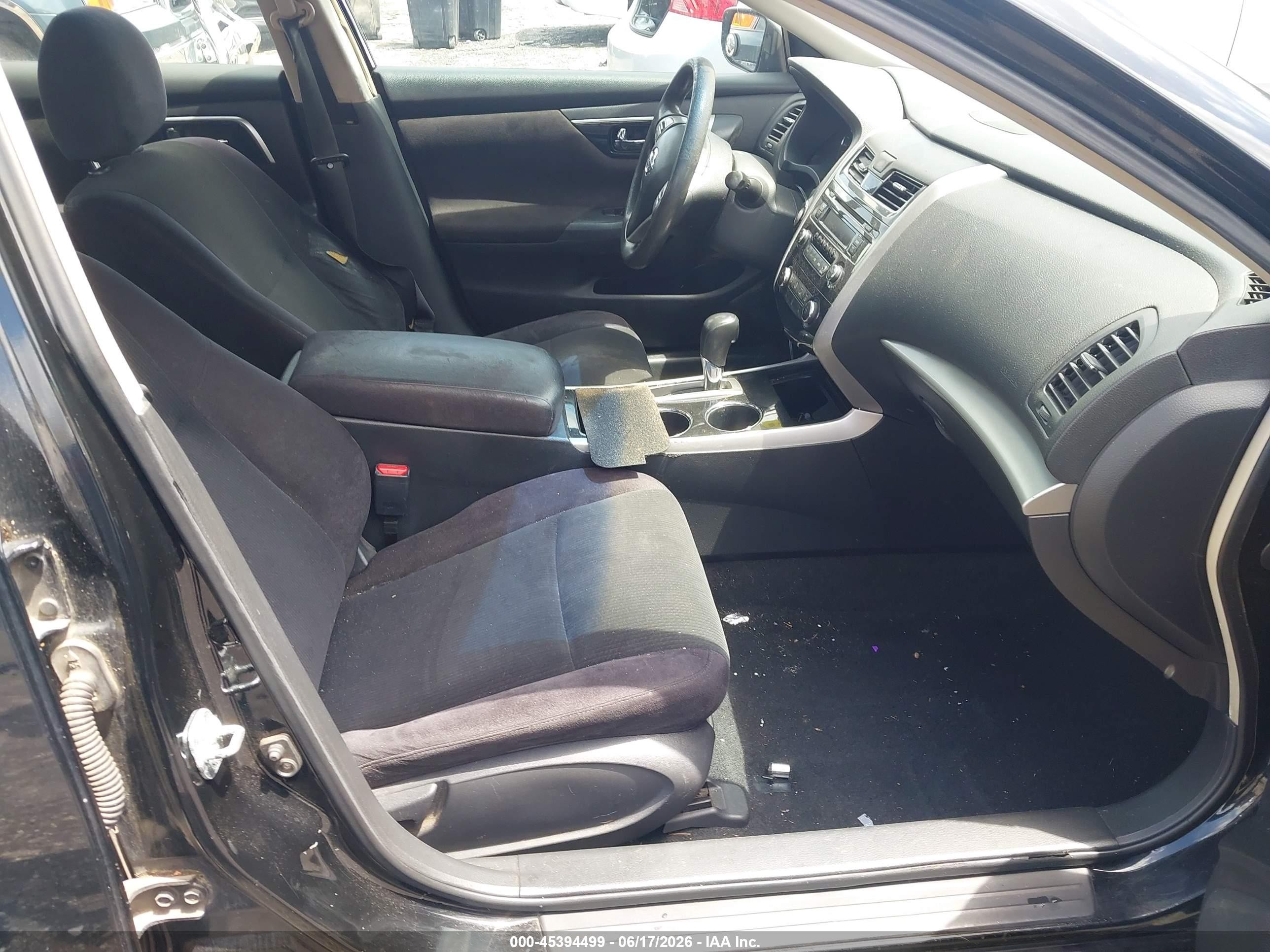 2013 Nissan Altima 2.5 S Black vin: 1N4AL3APXDC278097