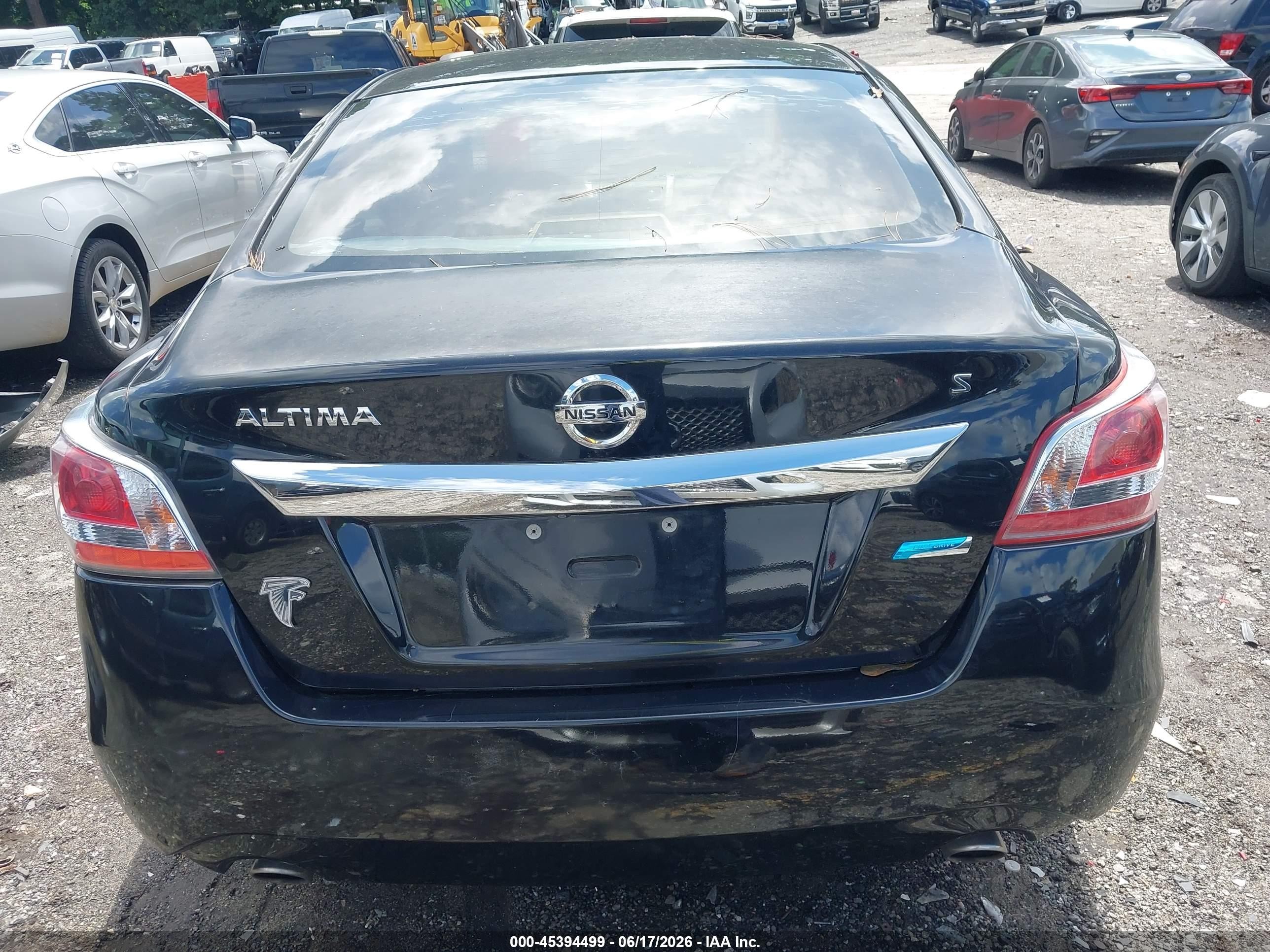 2013 Nissan Altima 2.5 S Black vin: 1N4AL3APXDC278097