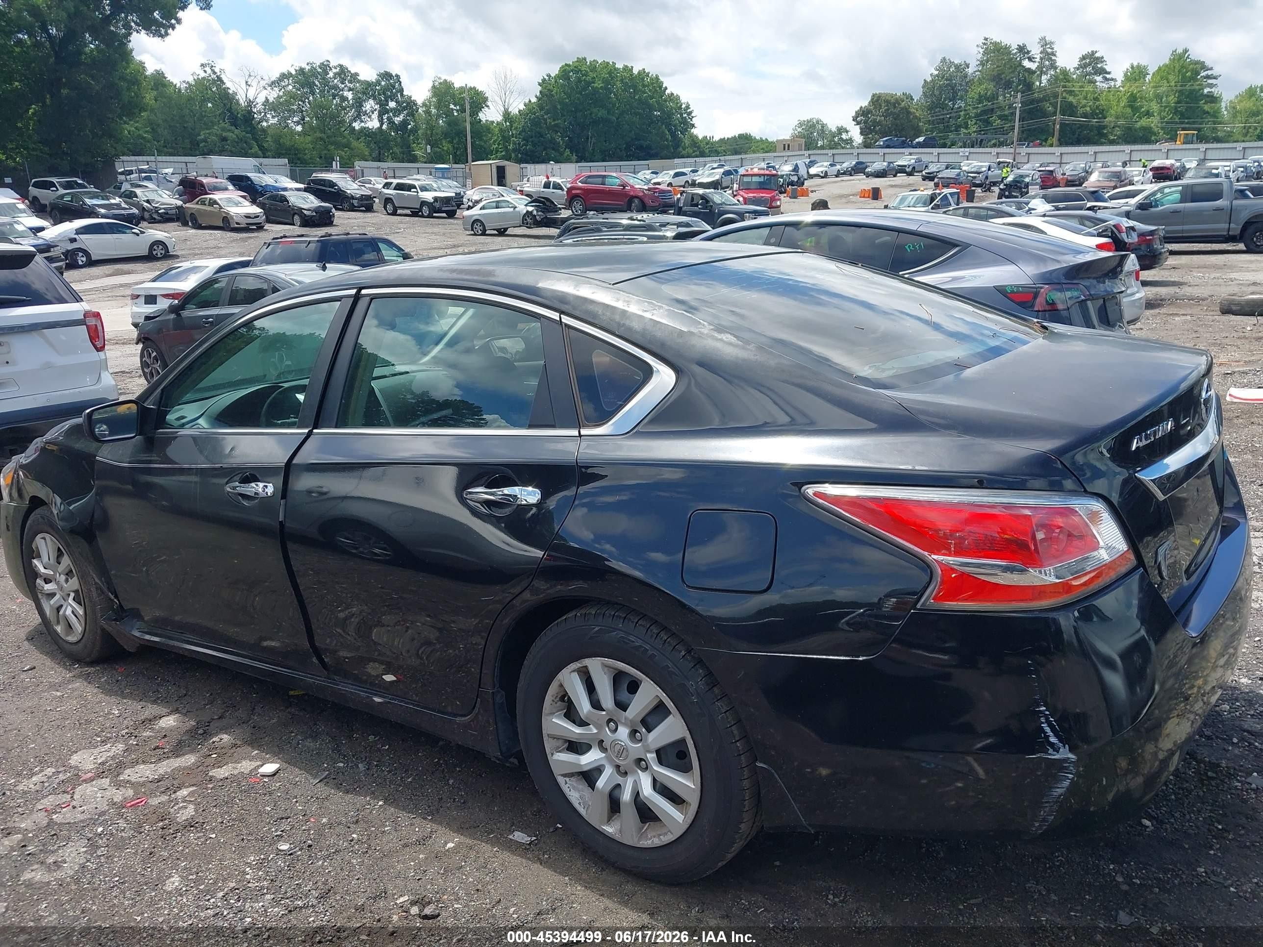 2013 Nissan Altima 2.5 S Black vin: 1N4AL3APXDC278097