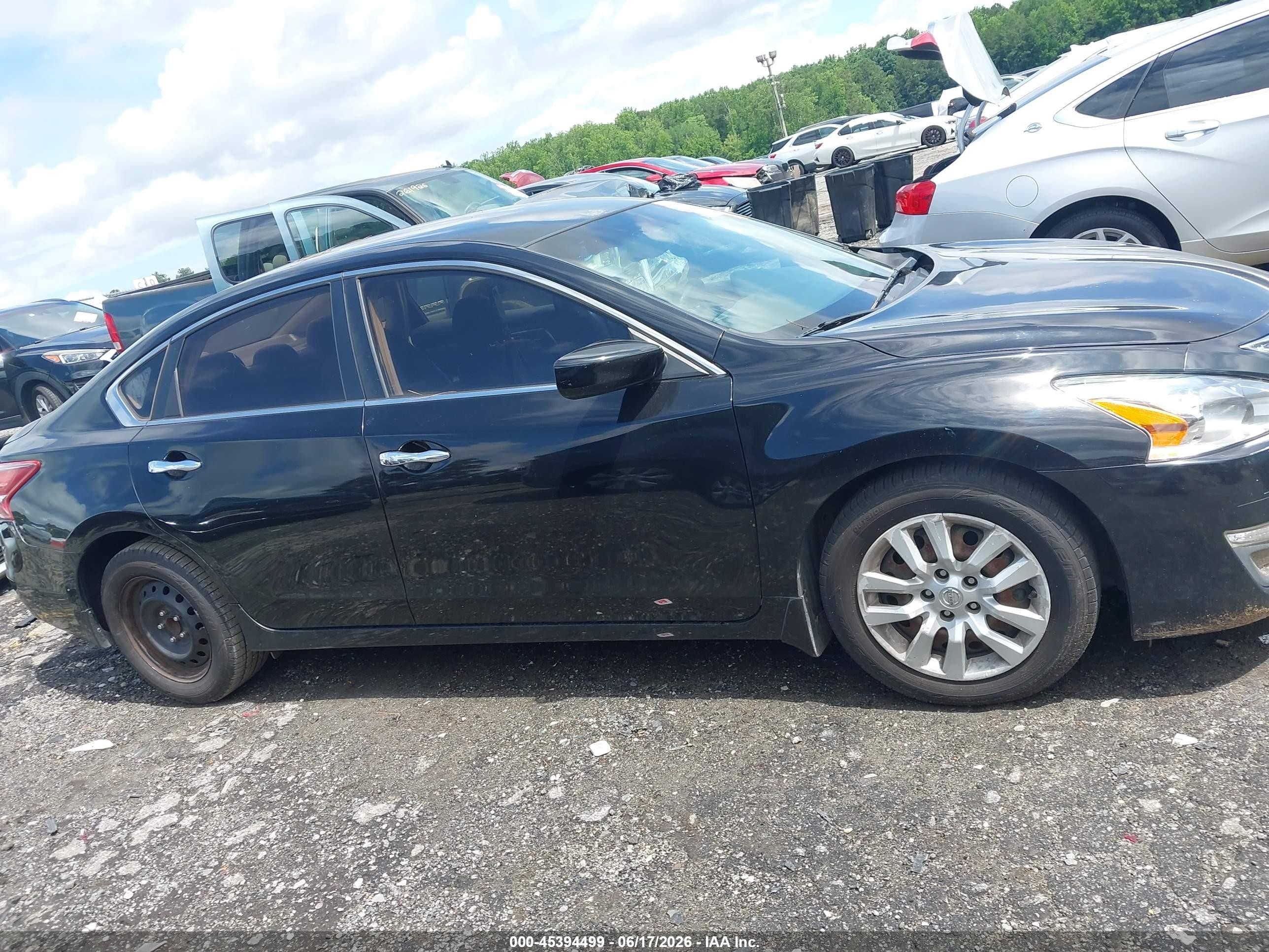 2013 Nissan Altima 2.5 S Black vin: 1N4AL3APXDC278097