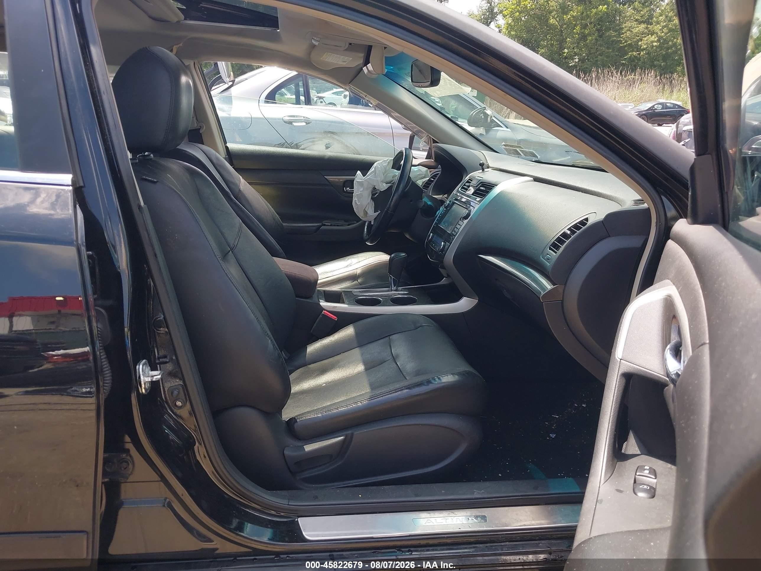 2013 Nissan Altima 2.5 Sl Black vin: 1N4AL3APXDC283400