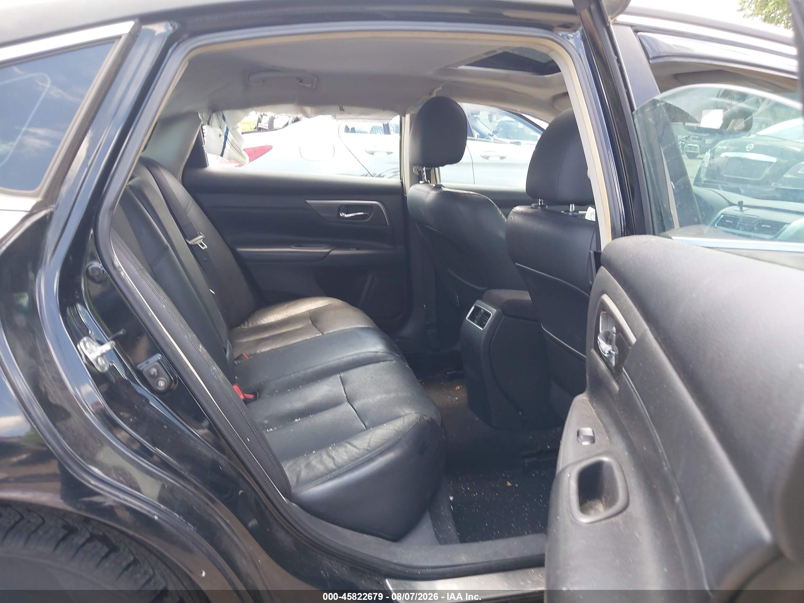 2013 Nissan Altima 2.5 Sl Black vin: 1N4AL3APXDC283400