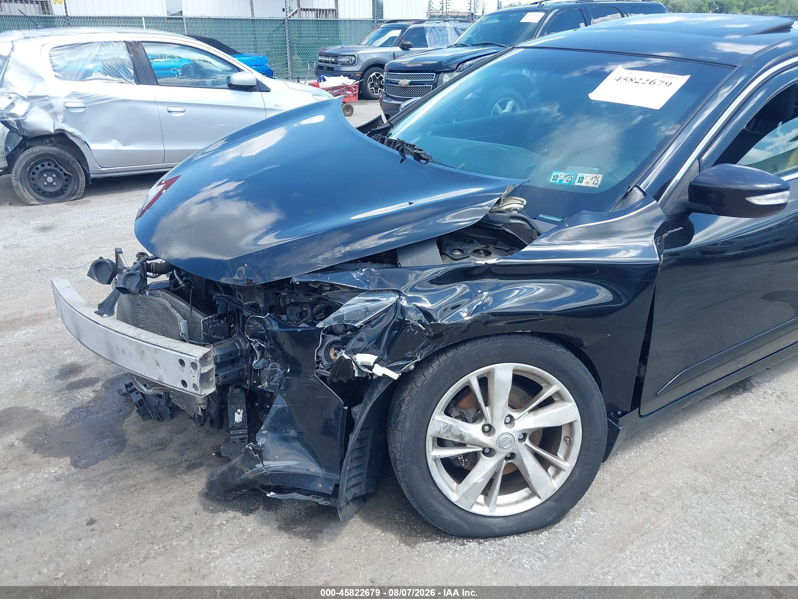 2013 Nissan Altima 2.5 Sl Black vin: 1N4AL3APXDC283400