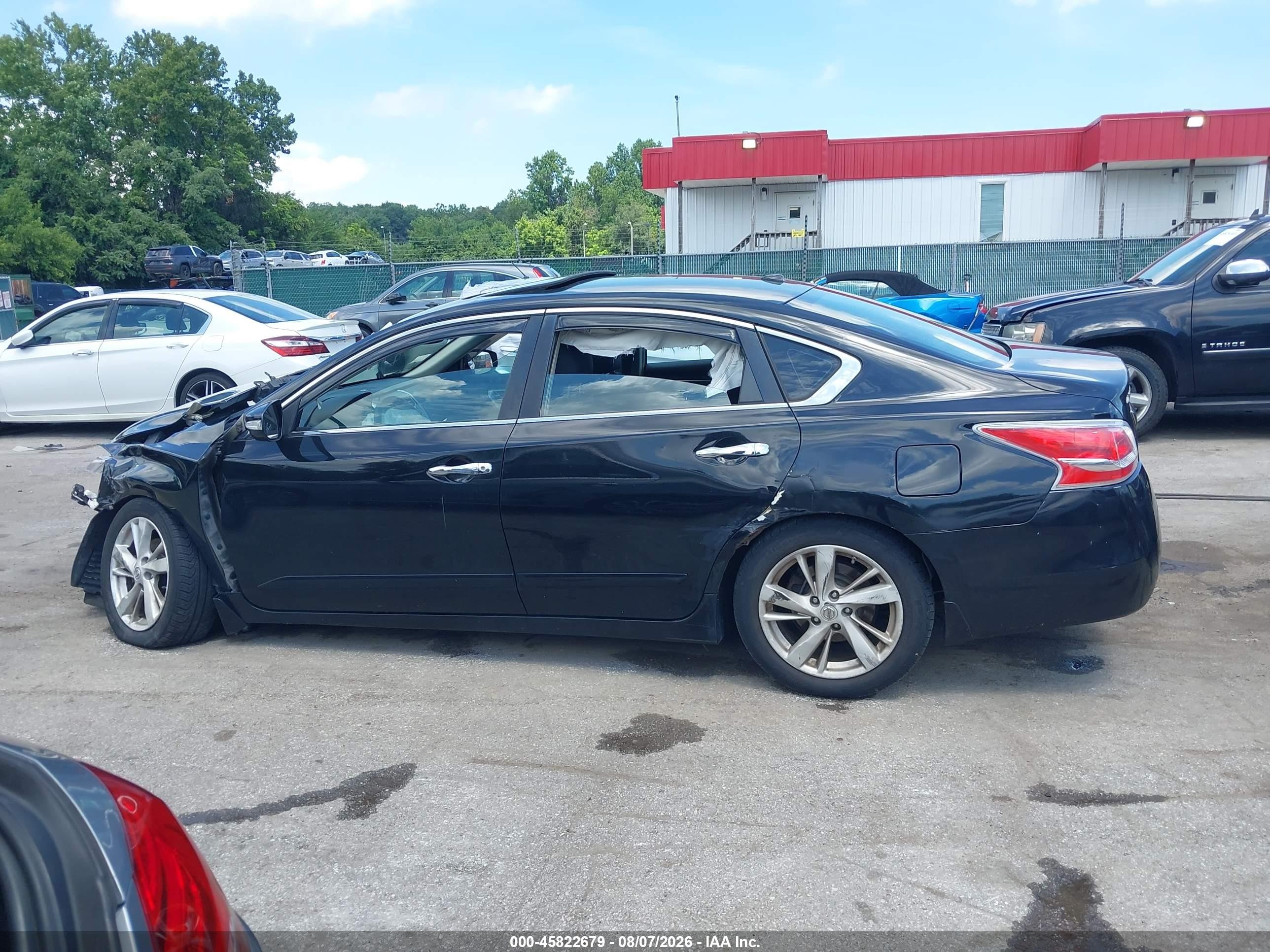 2013 Nissan Altima 2.5 Sl Black vin: 1N4AL3APXDC283400