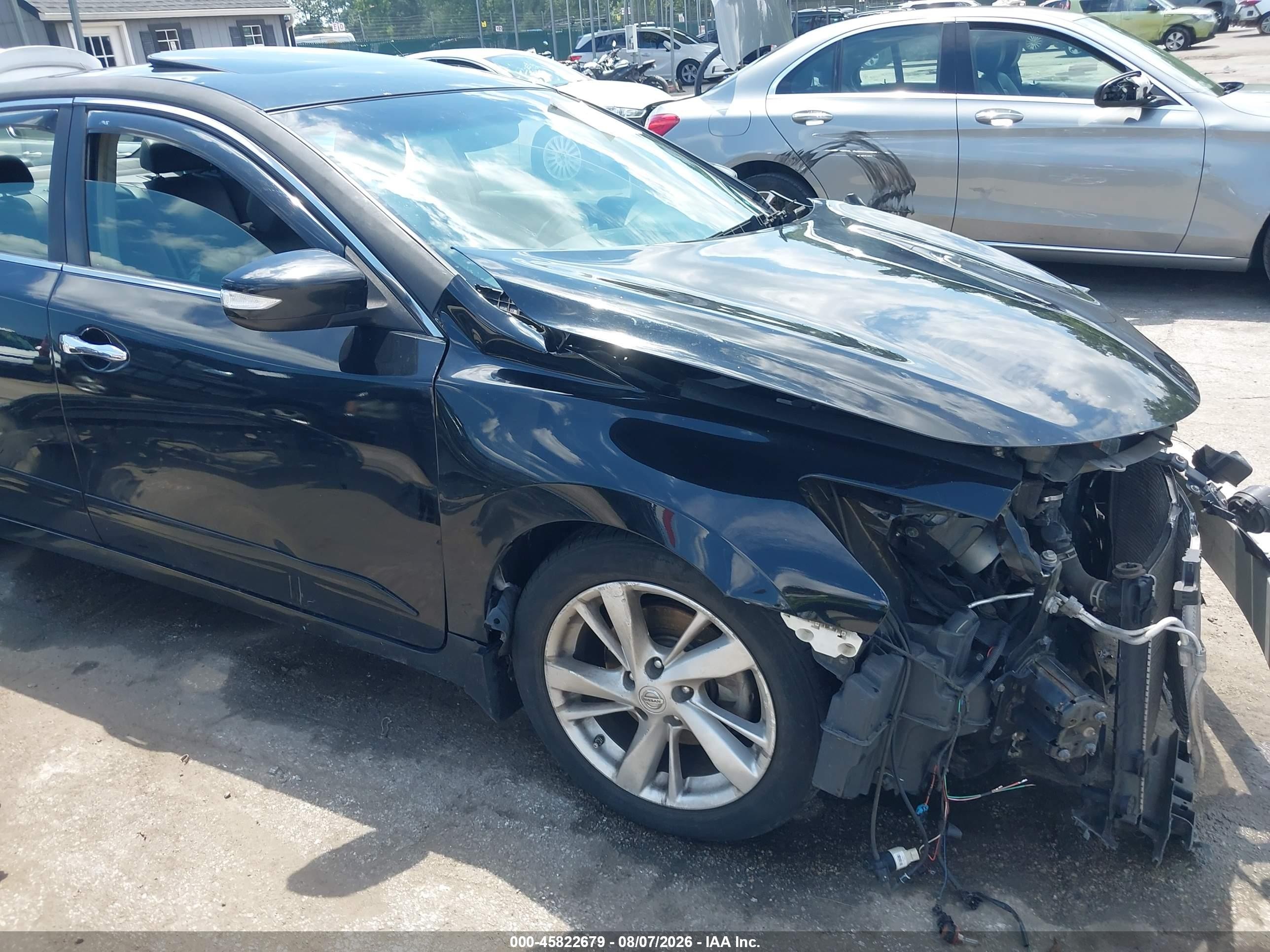 2013 Nissan Altima 2.5 Sl Black vin: 1N4AL3APXDC283400