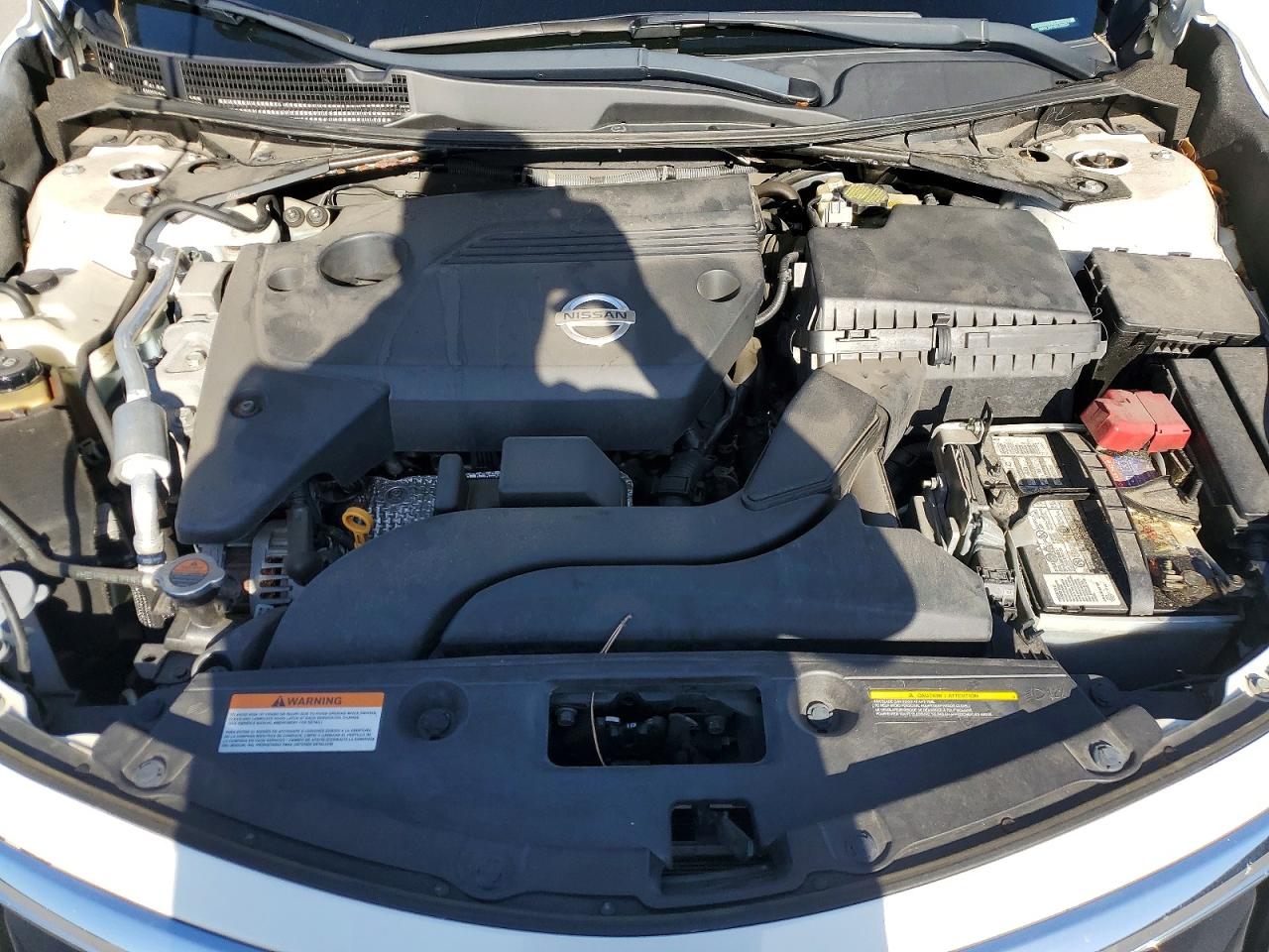 2013 Nissan Altima 2.5 White vin: 1N4AL3APXDC283624