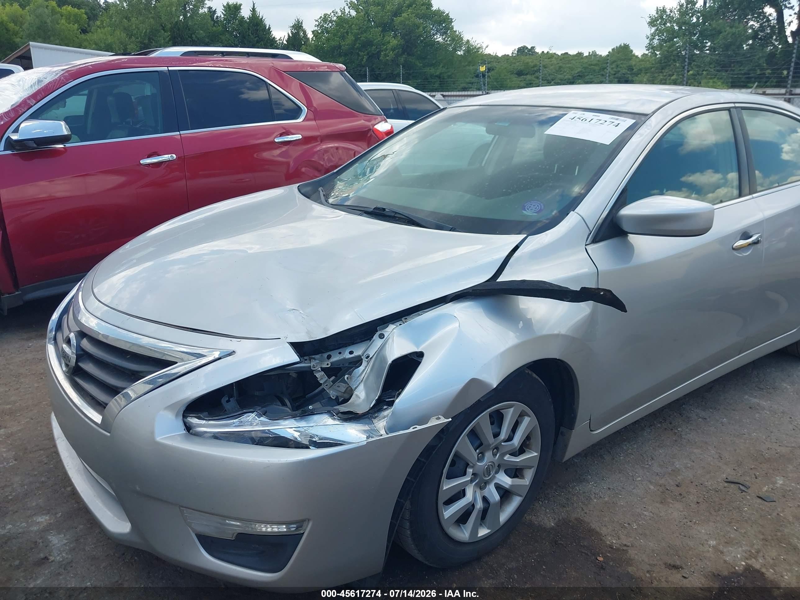 2013 Nissan Altima 2.5 S Серебряный vin: 1N4AL3APXDC285017