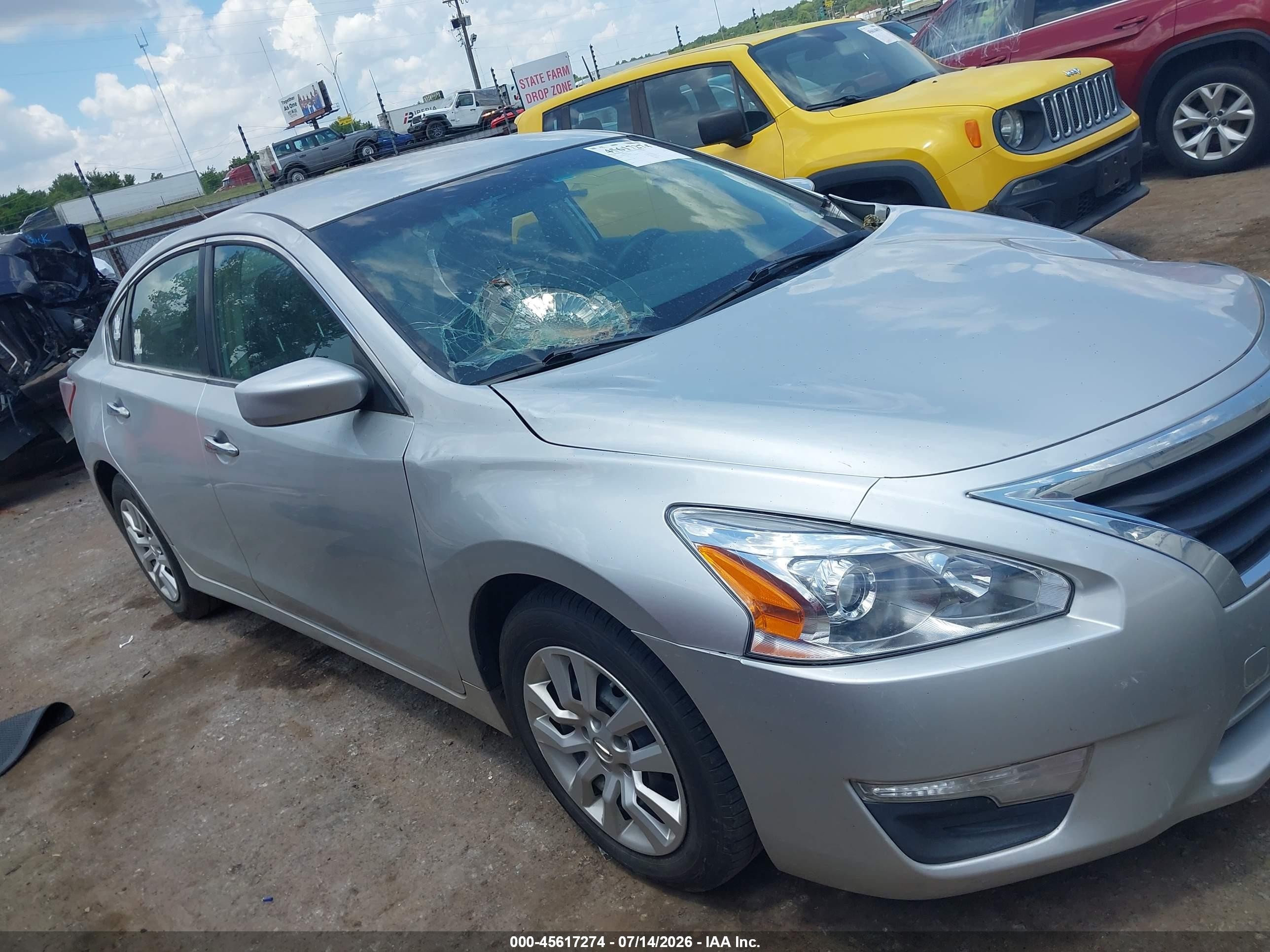 2013 Nissan Altima 2.5 S Серебряный vin: 1N4AL3APXDC285017