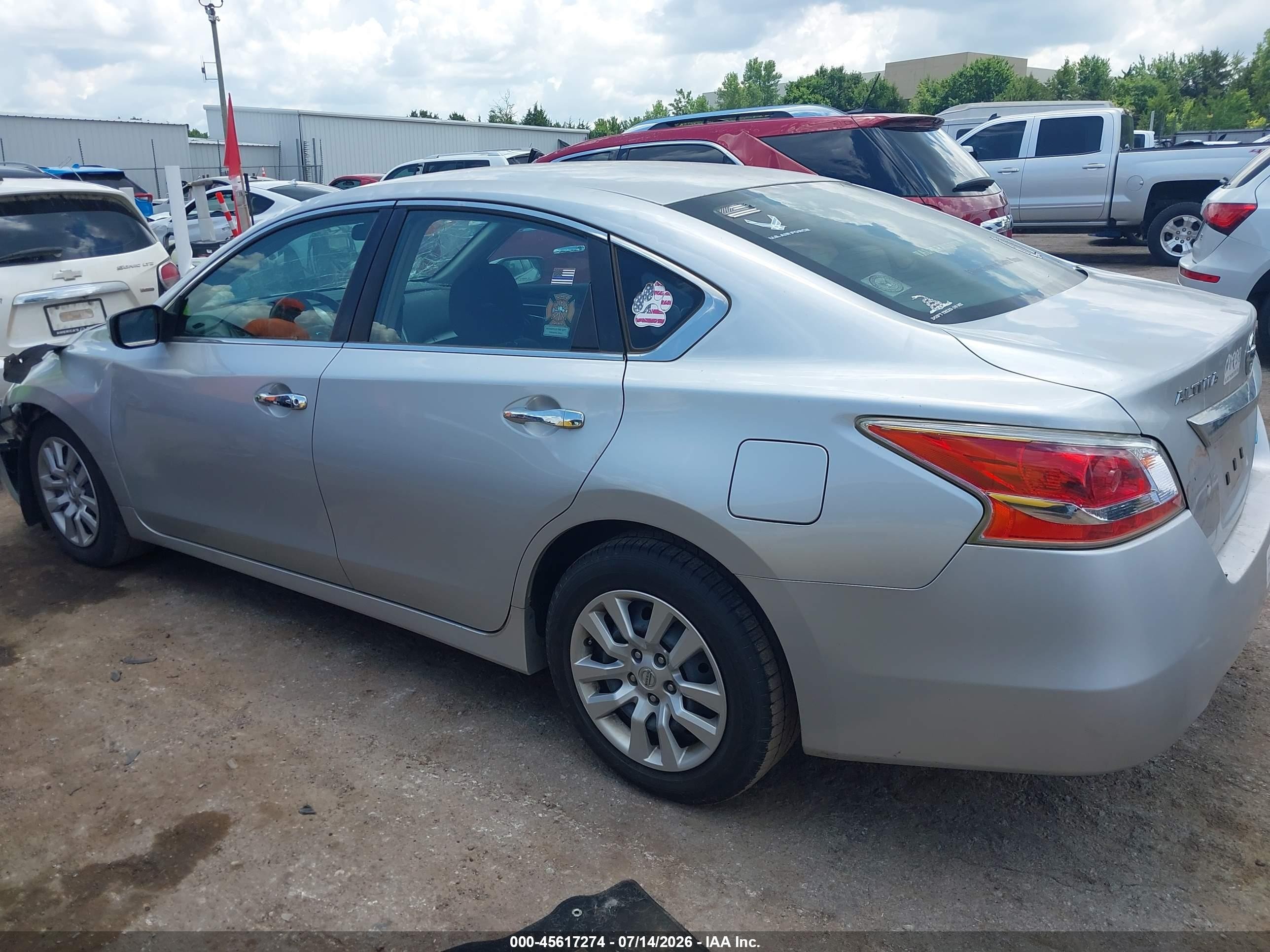 2013 Nissan Altima 2.5 S Серебряный vin: 1N4AL3APXDC285017