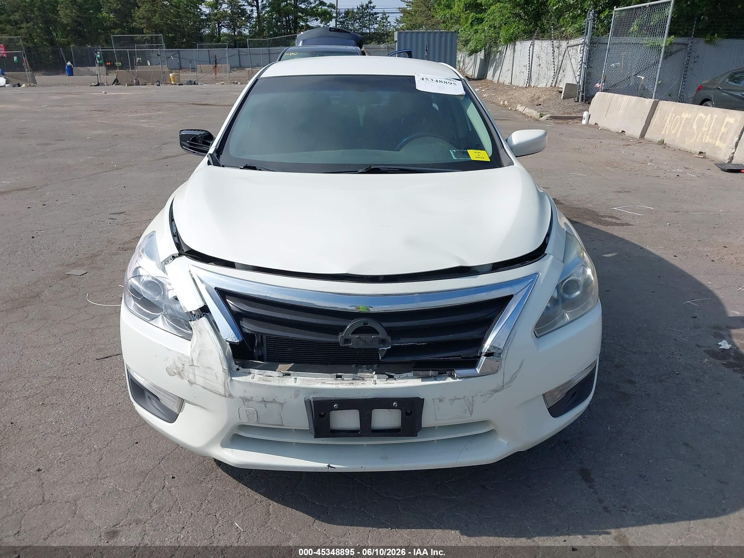 2013 Nissan Altima 2.5 Sv White vin: 1N4AL3APXDC296521