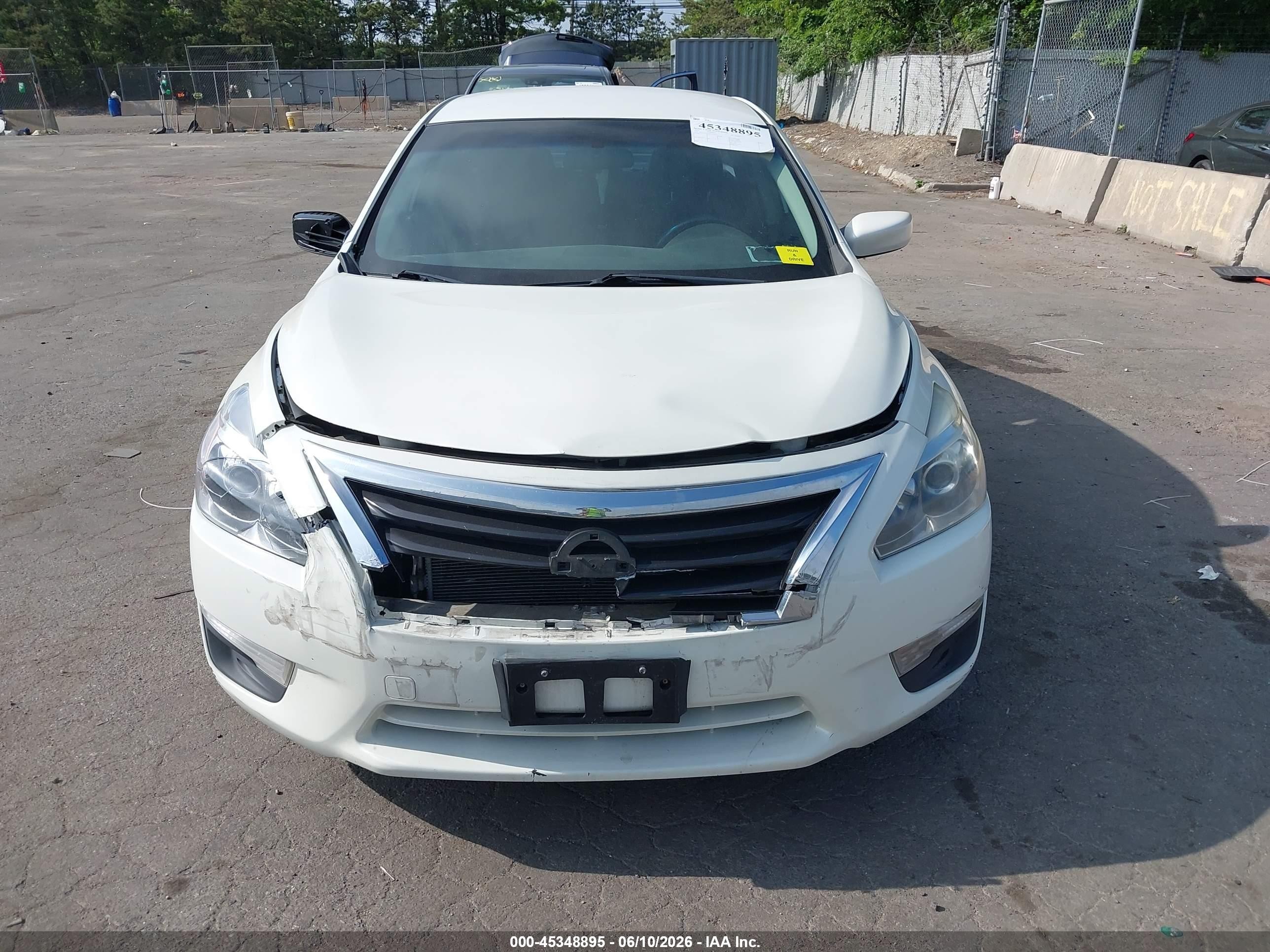 2013 Nissan Altima 2.5 Sv White vin: 1N4AL3APXDC296521