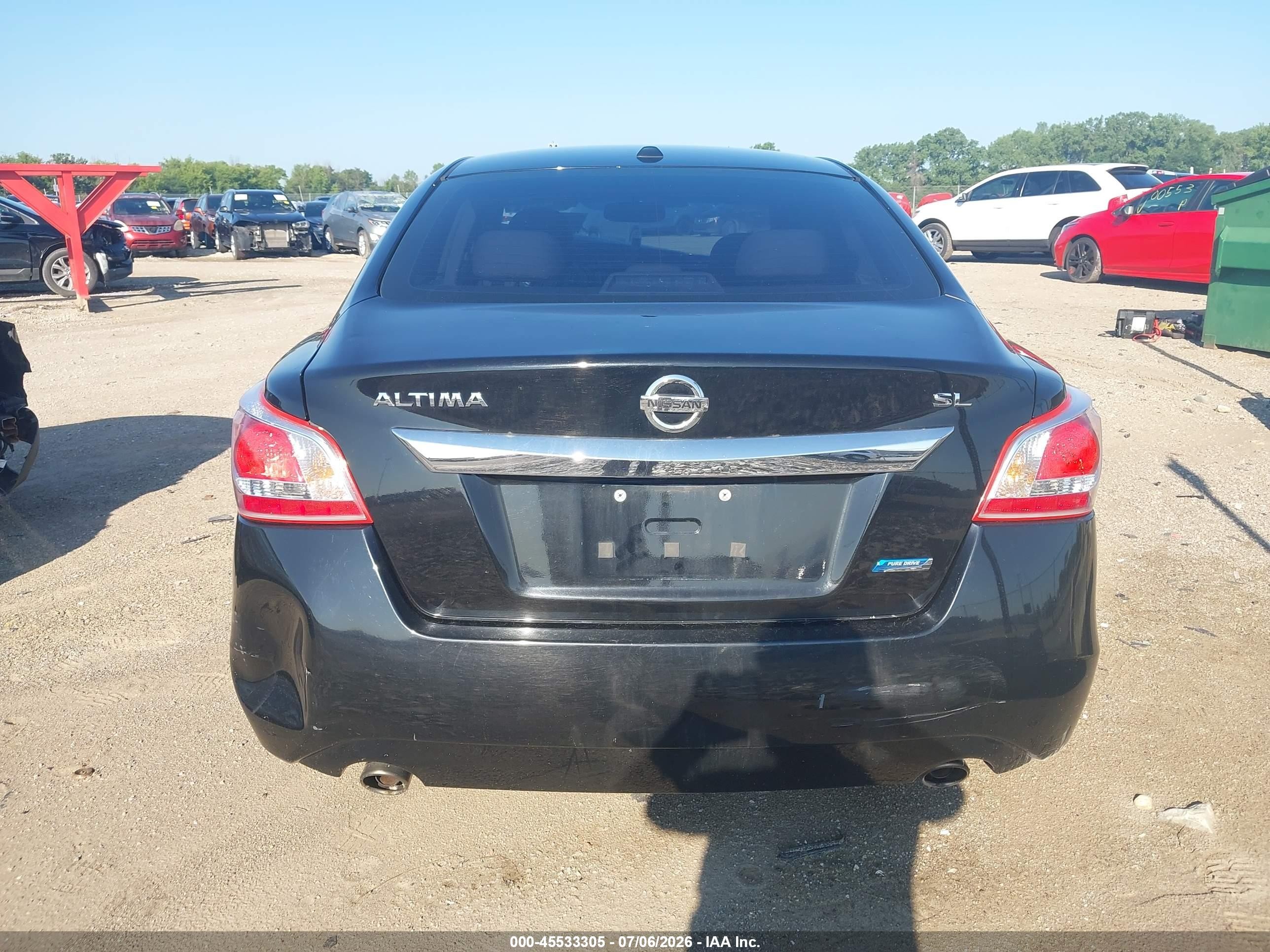 2013 Nissan Altima 2.5 Sl Черный vin: 1N4AL3APXDC297202