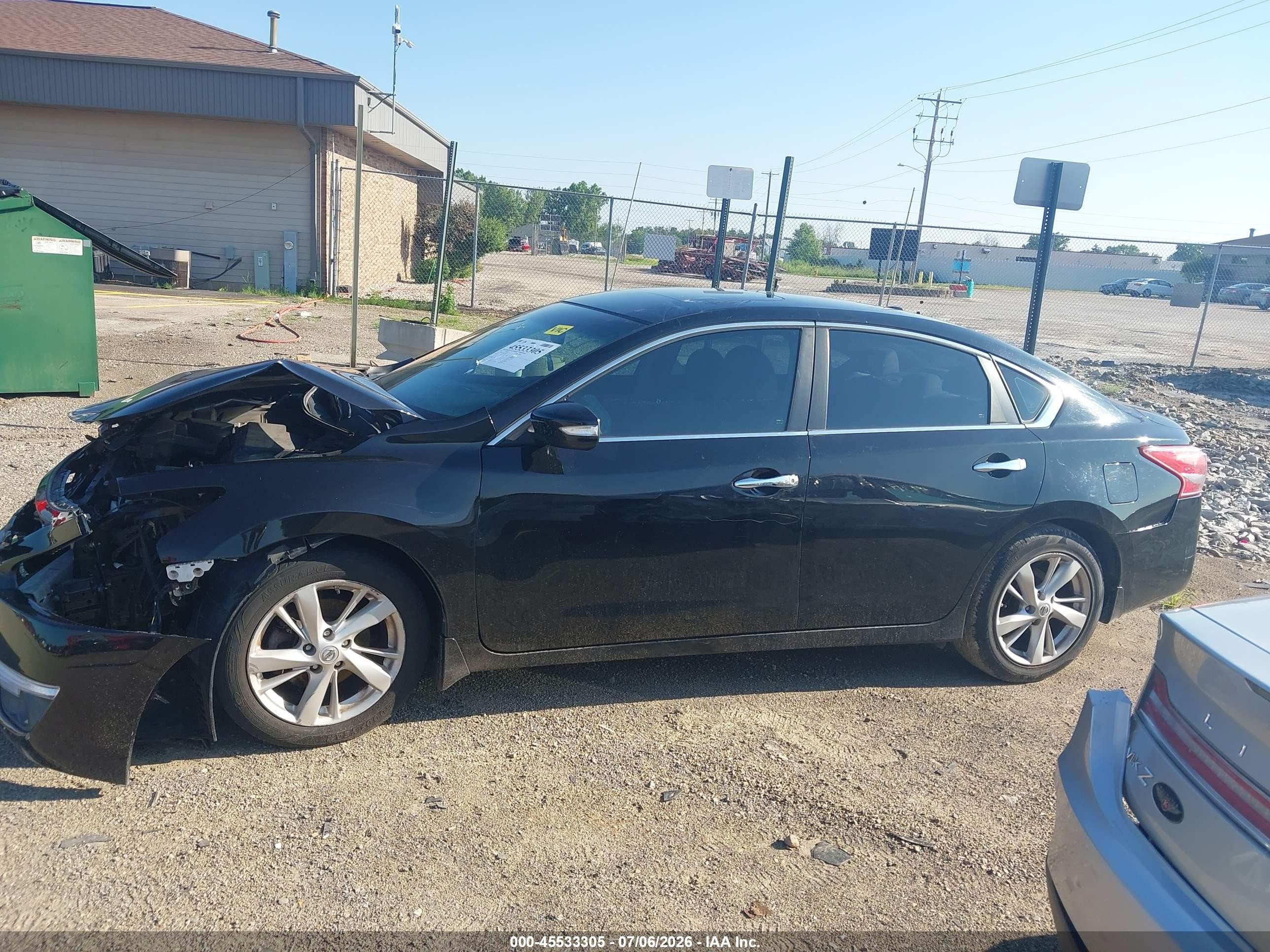 2013 Nissan Altima 2.5 Sl Черный vin: 1N4AL3APXDC297202