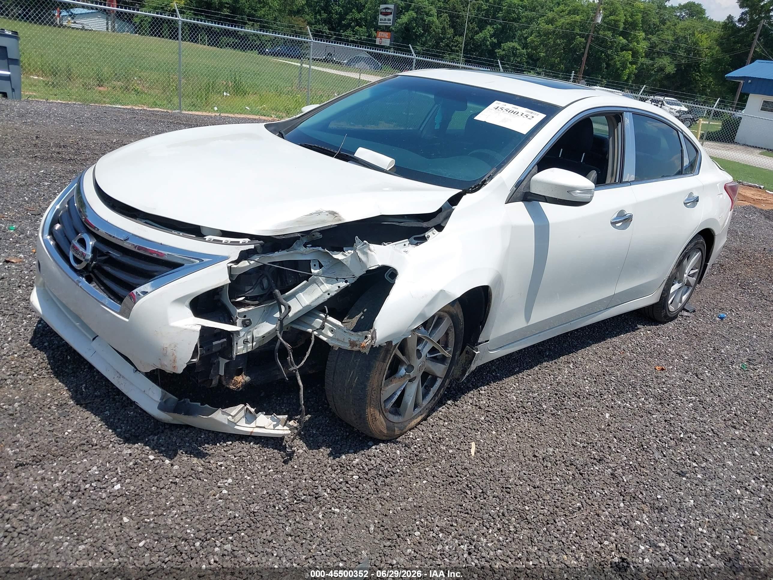 2013 Nissan Altima 2.5 Sl Белый vin: 1N4AL3APXDC911889