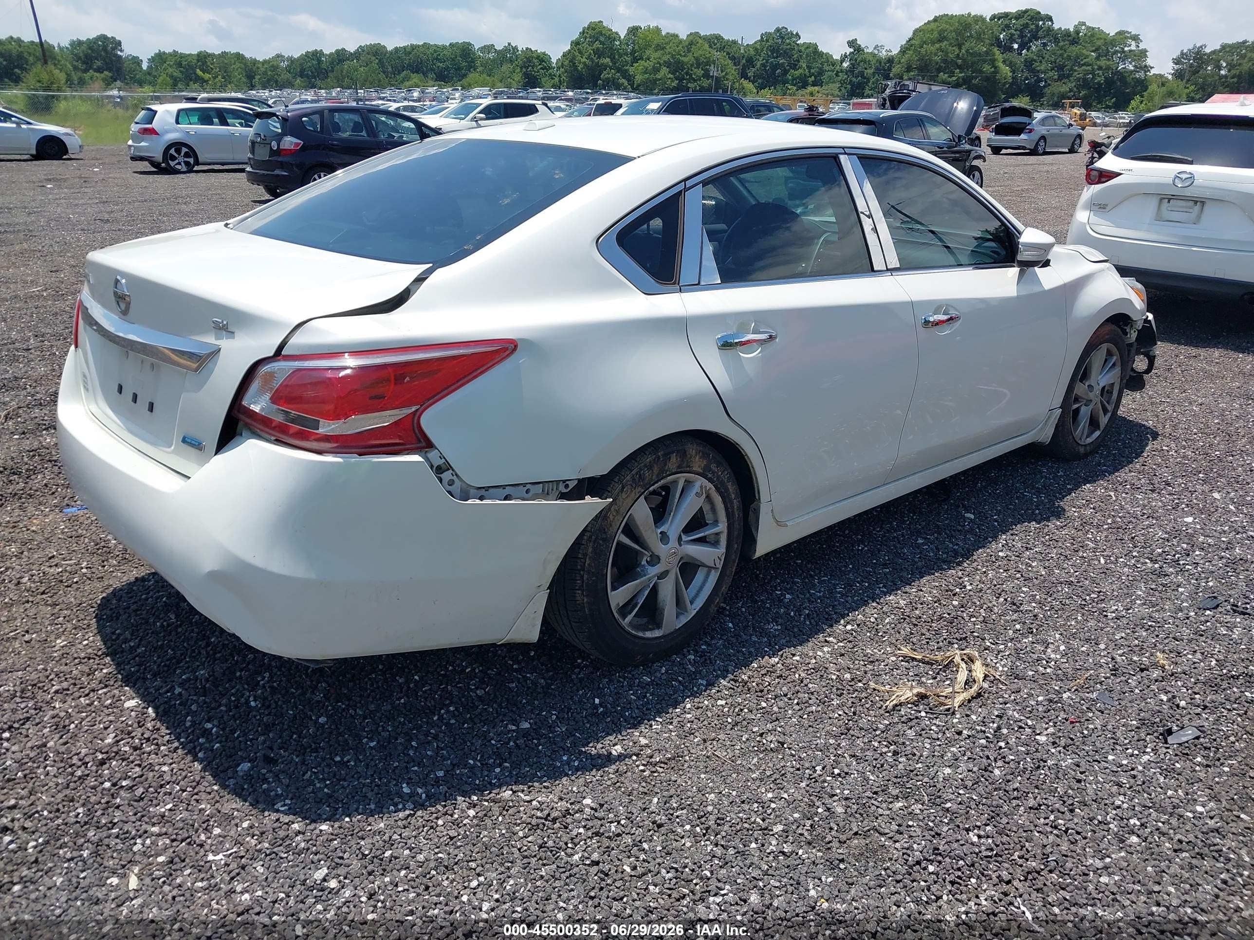 2013 Nissan Altima 2.5 Sl Белый vin: 1N4AL3APXDC911889