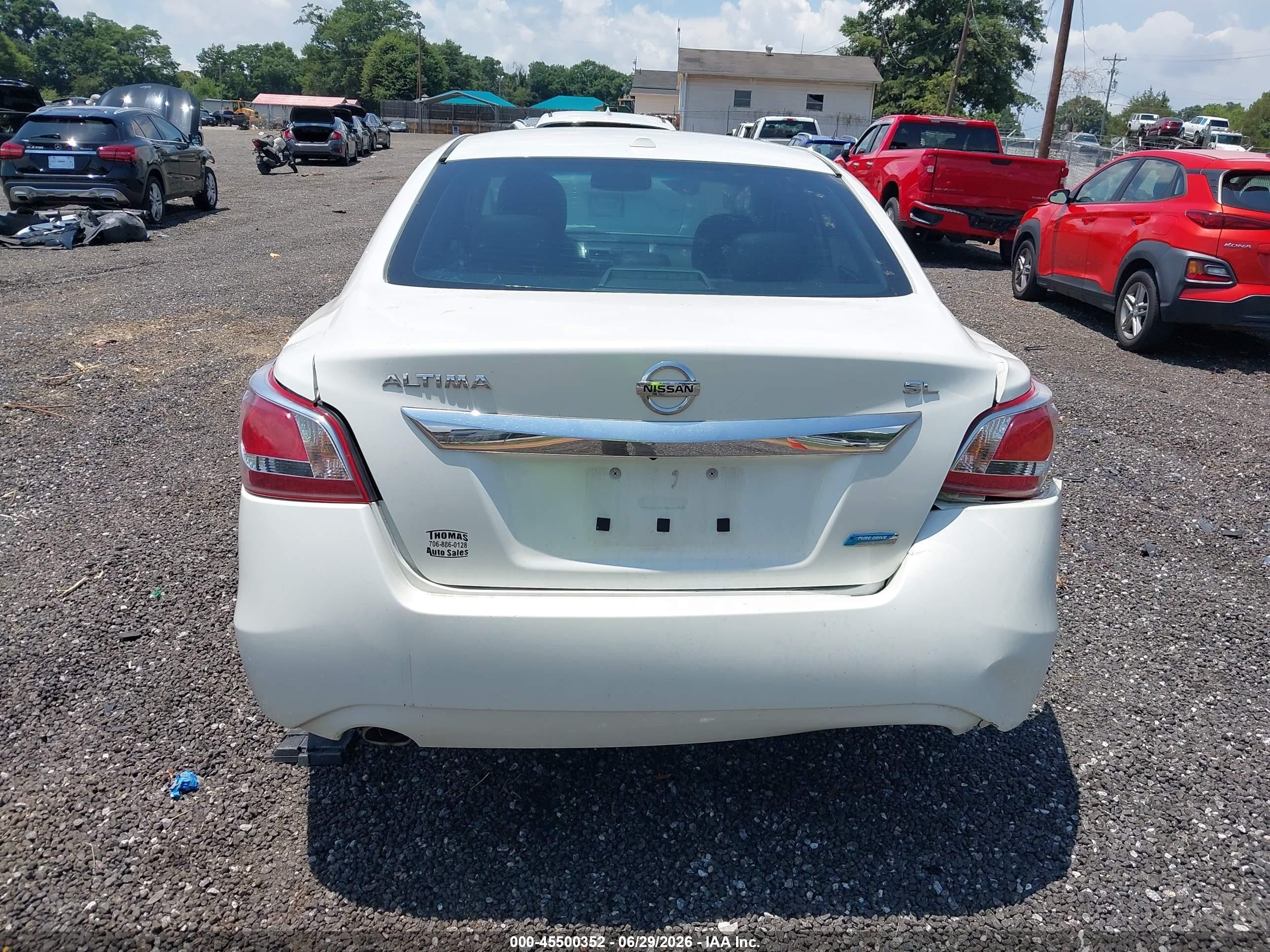 2013 Nissan Altima 2.5 Sl Белый vin: 1N4AL3APXDC911889