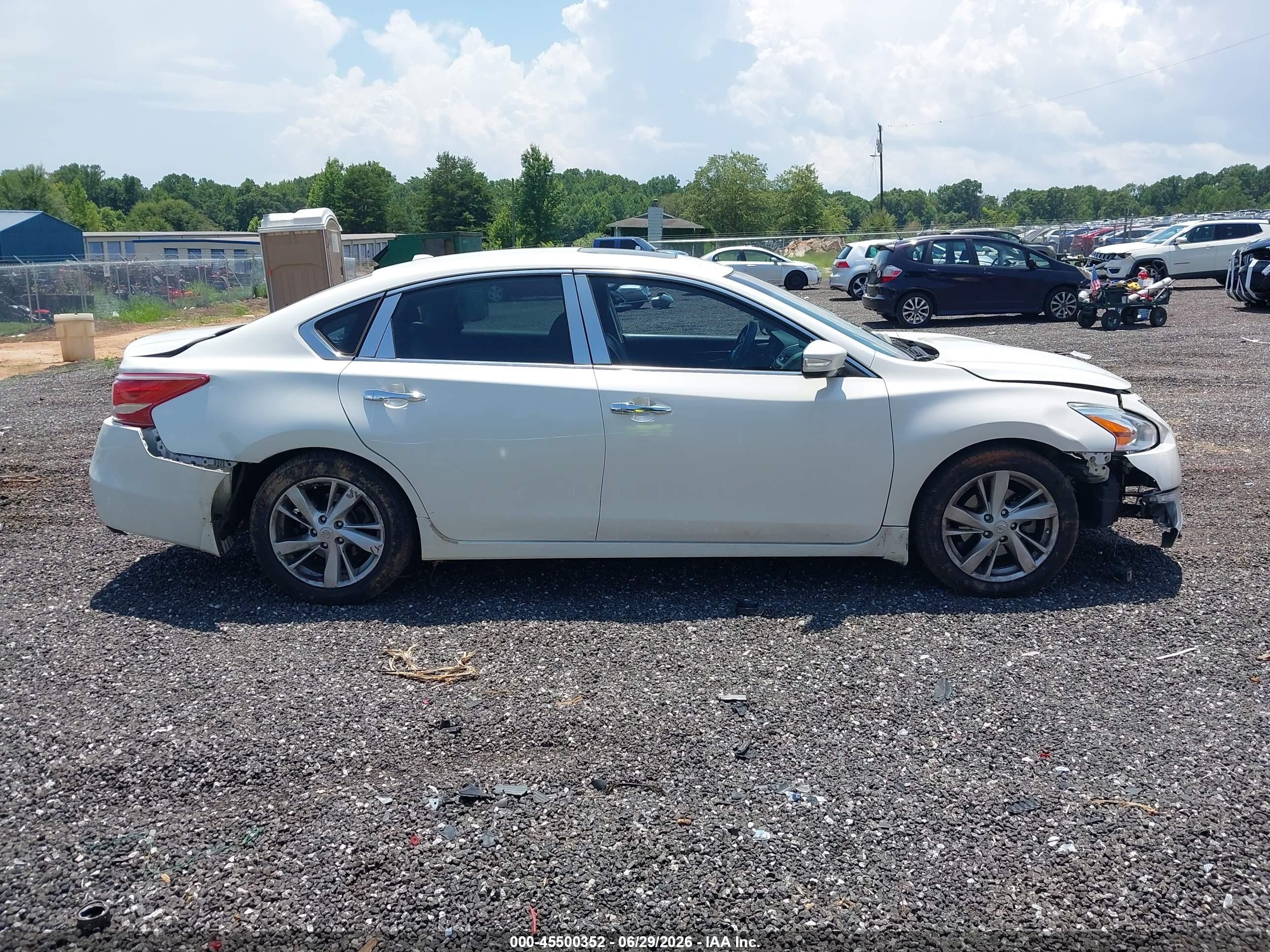 2013 Nissan Altima 2.5 Sl Белый vin: 1N4AL3APXDC911889
