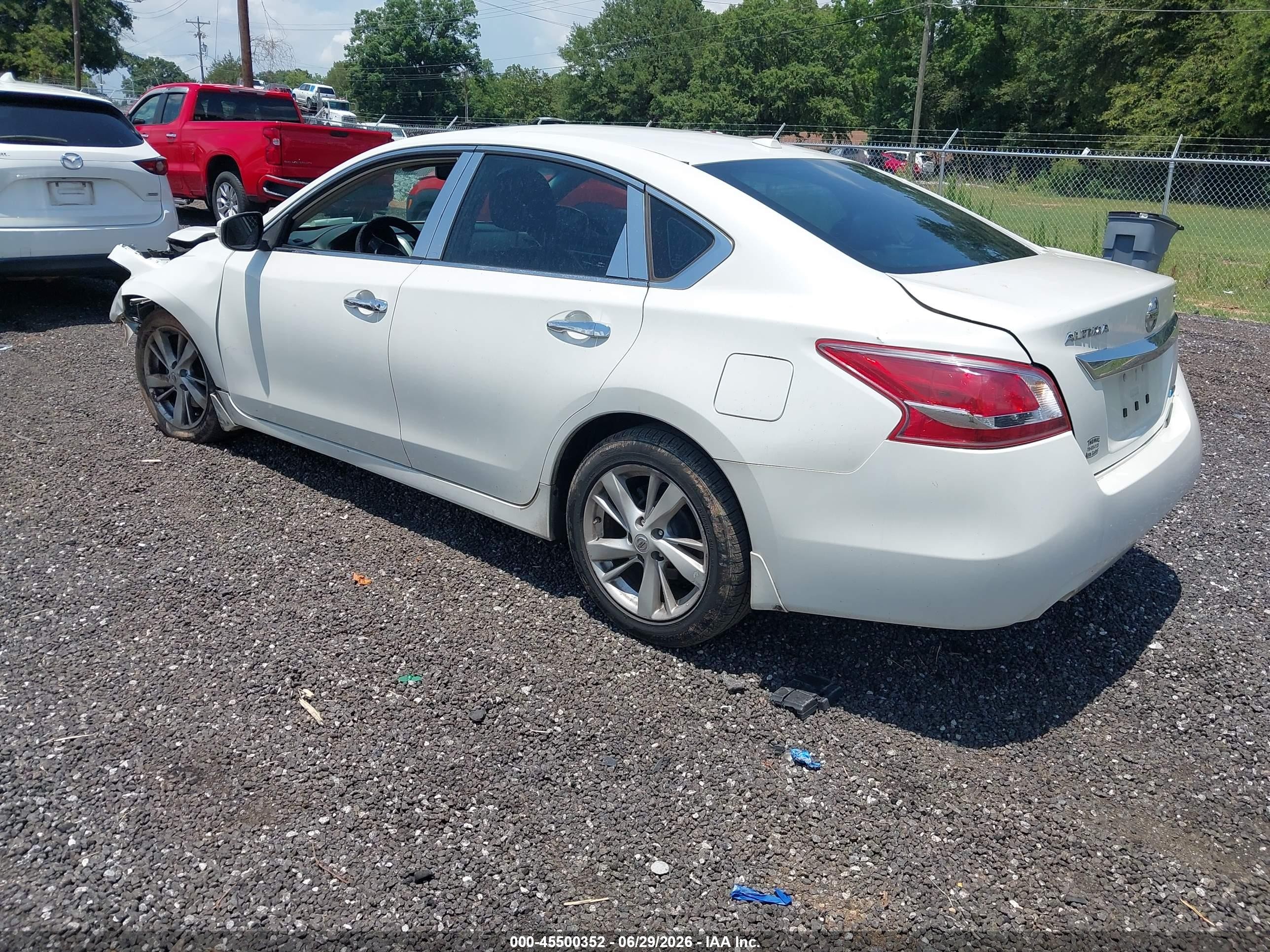 2013 Nissan Altima 2.5 Sl Белый vin: 1N4AL3APXDC911889