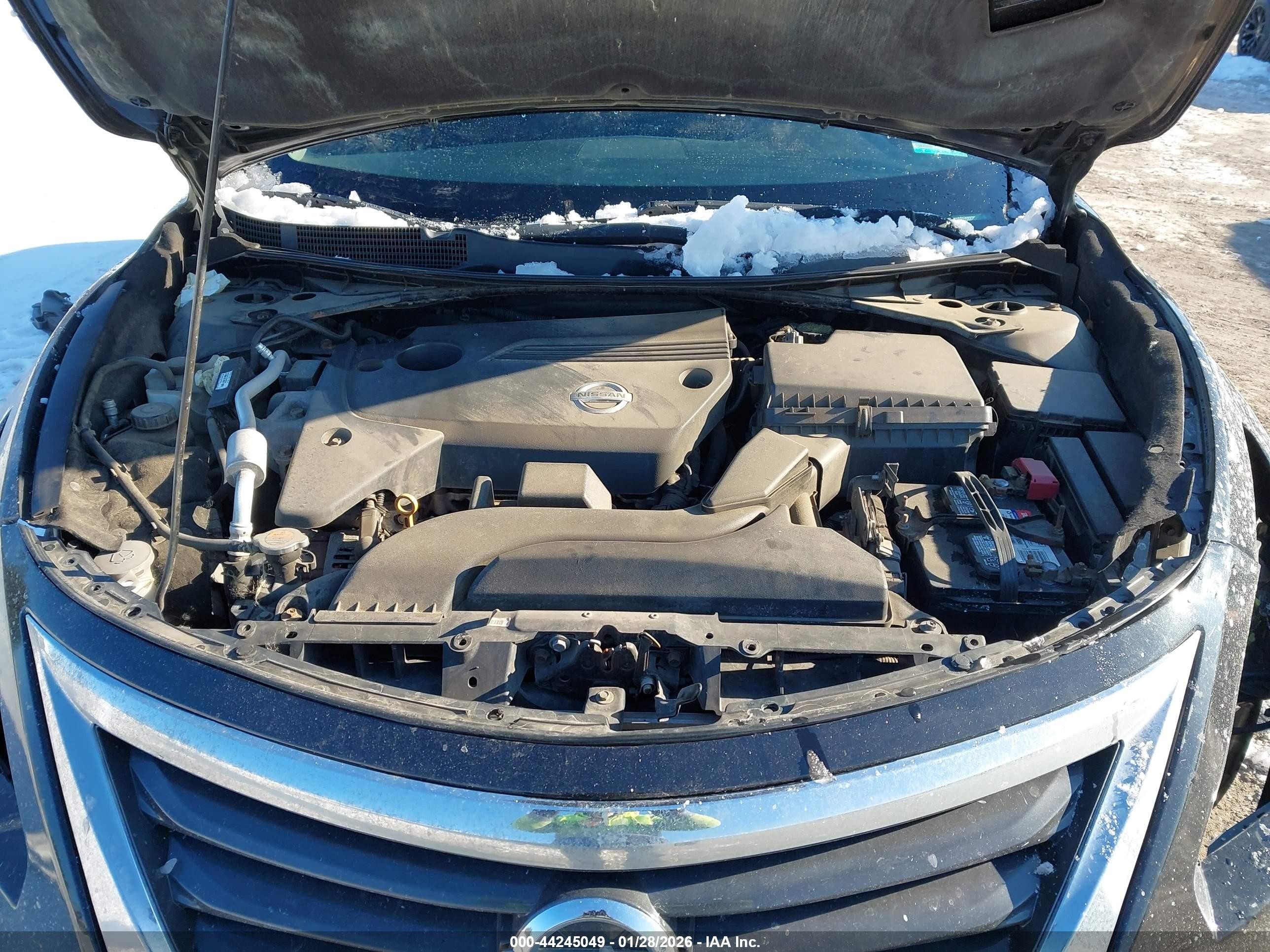 2013 Nissan Altima 2.5 S Черный vin: 1N4AL3APXDC916350
