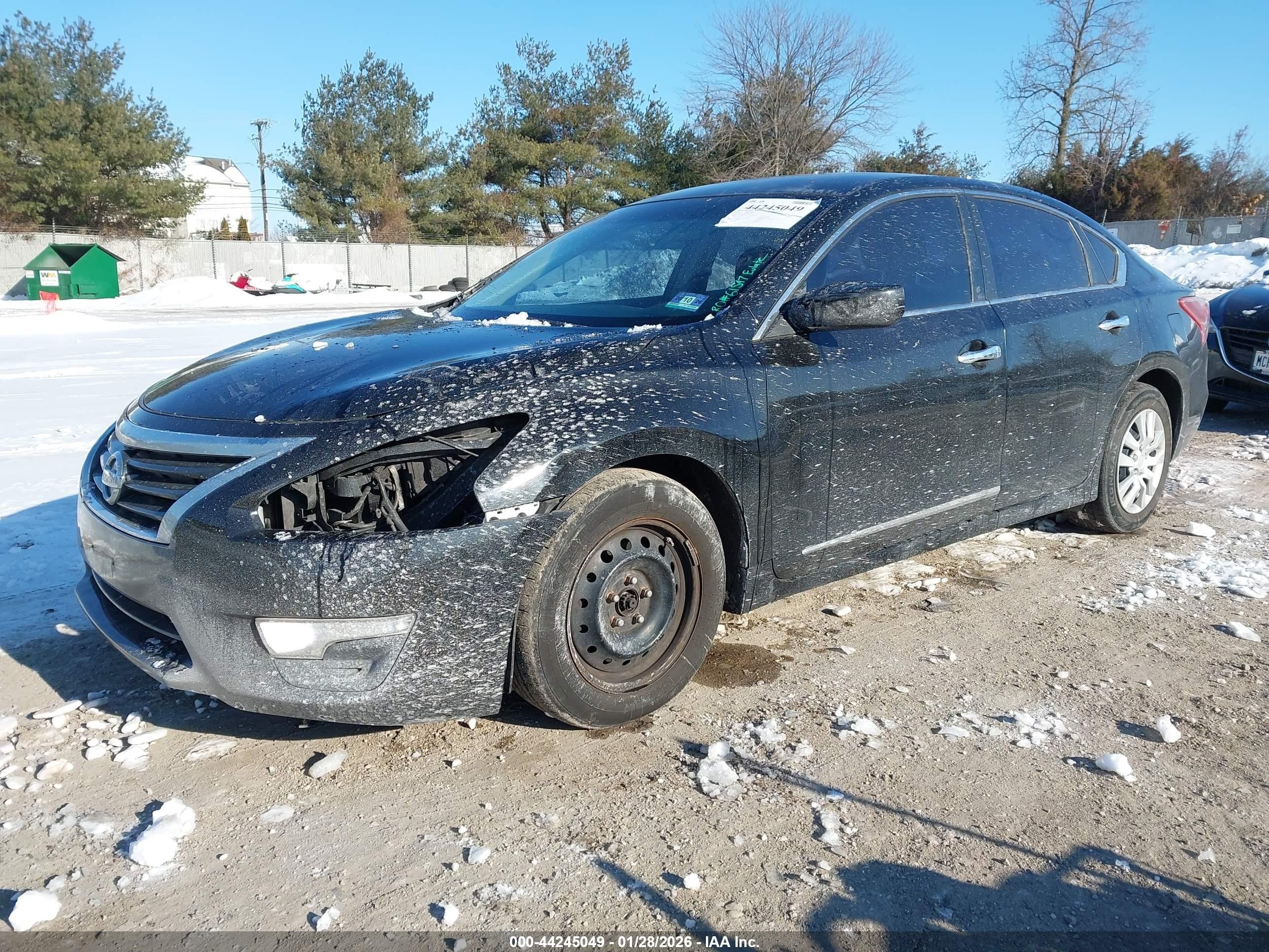 2013 Nissan Altima 2.5 S Черный vin: 1N4AL3APXDC916350