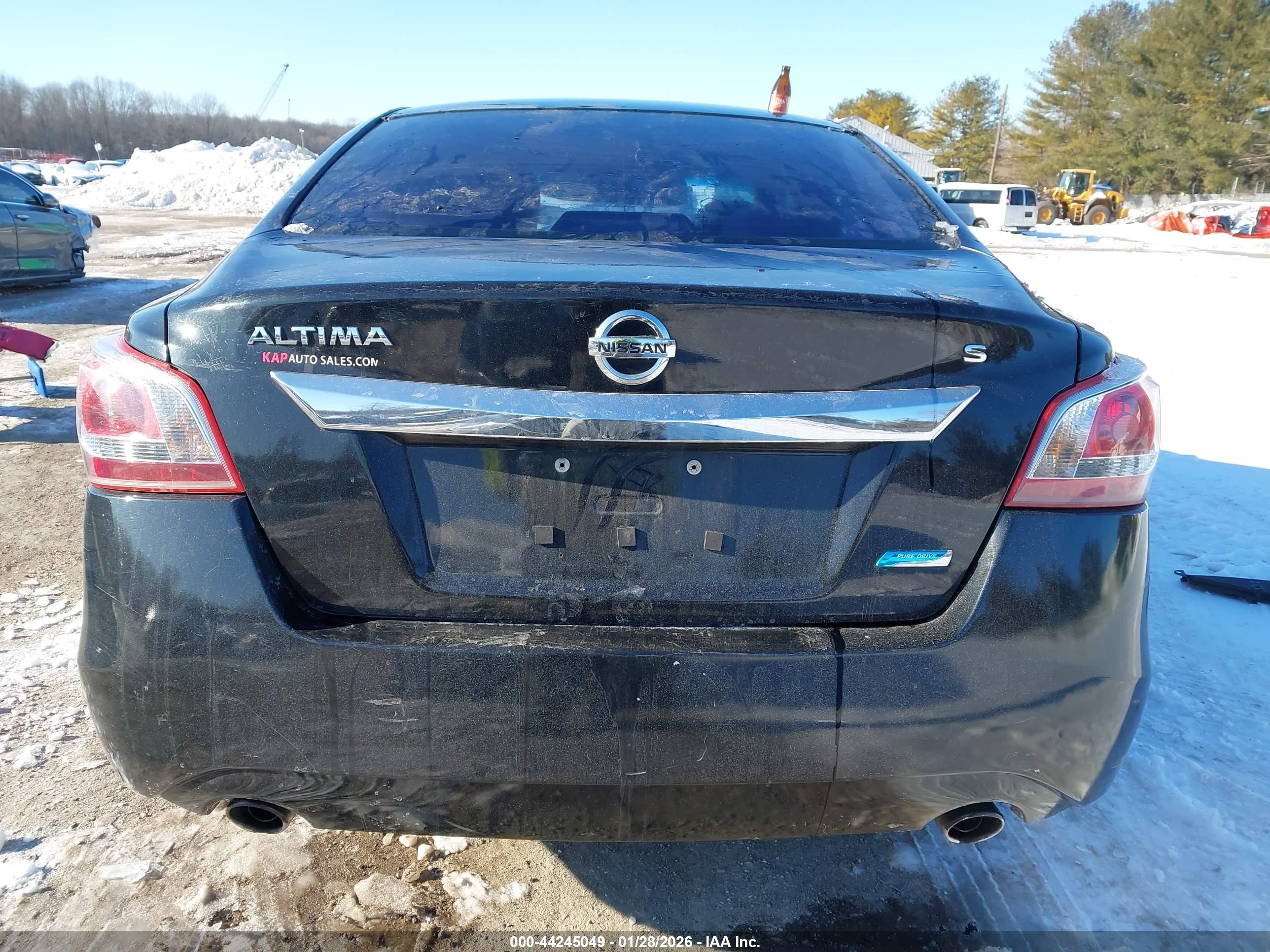 2013 Nissan Altima 2.5 S Черный vin: 1N4AL3APXDC916350