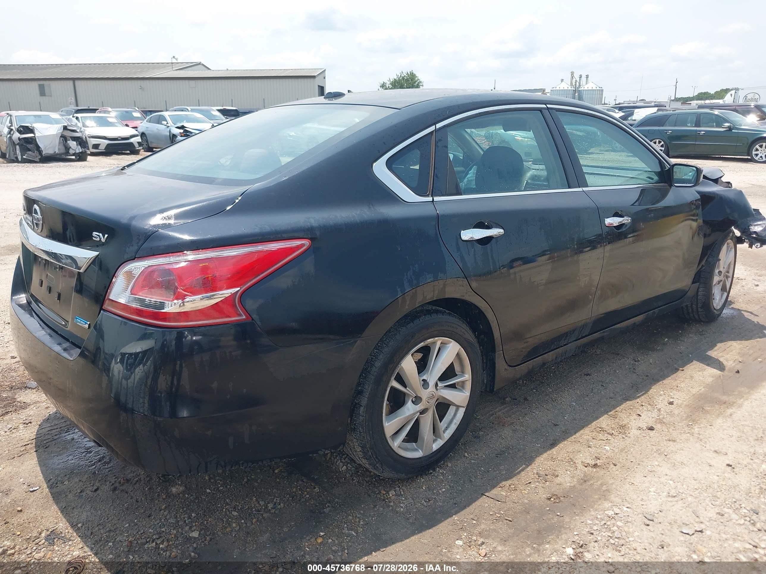 2013 Nissan Altima 2.5 Sv Black vin: 1N4AL3APXDC917546