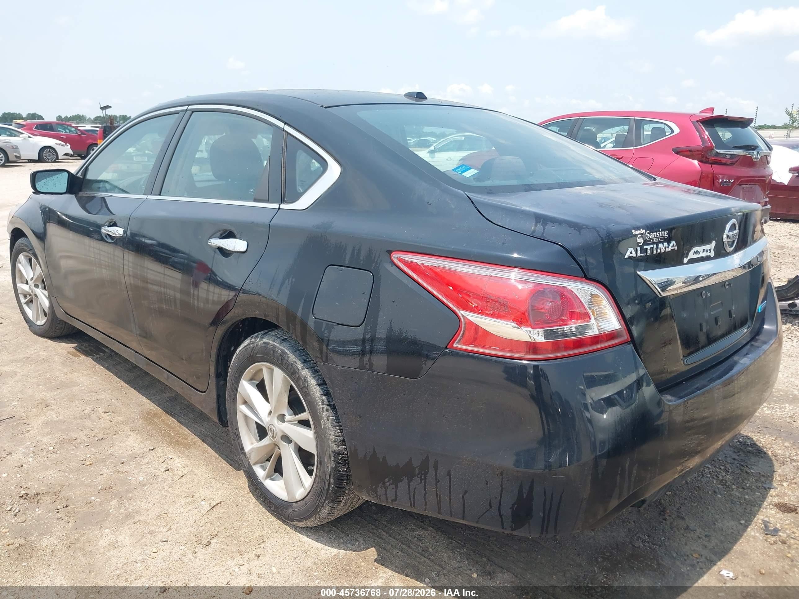 2013 Nissan Altima 2.5 Sv Black vin: 1N4AL3APXDC917546