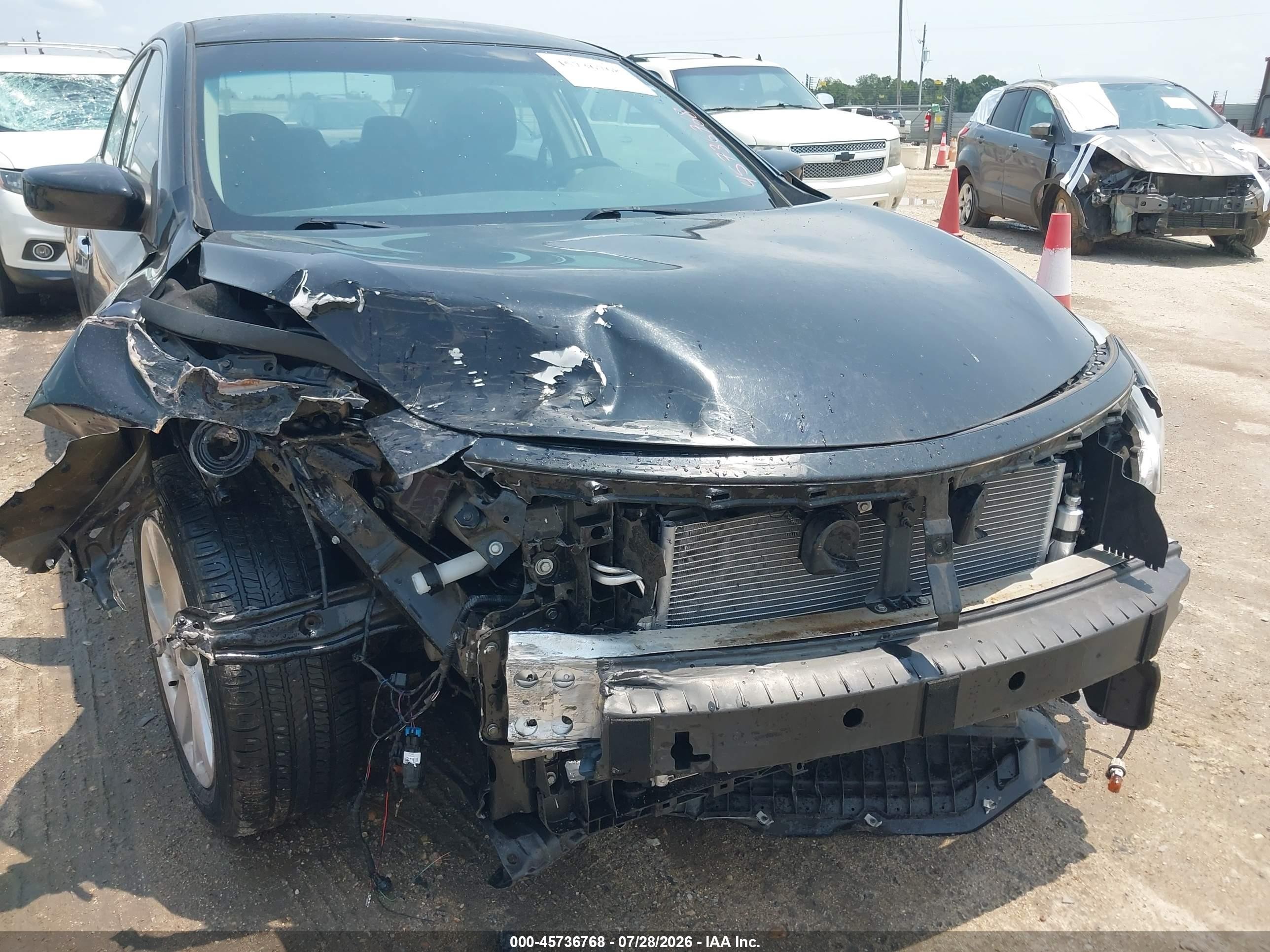 2013 Nissan Altima 2.5 Sv Black vin: 1N4AL3APXDC917546