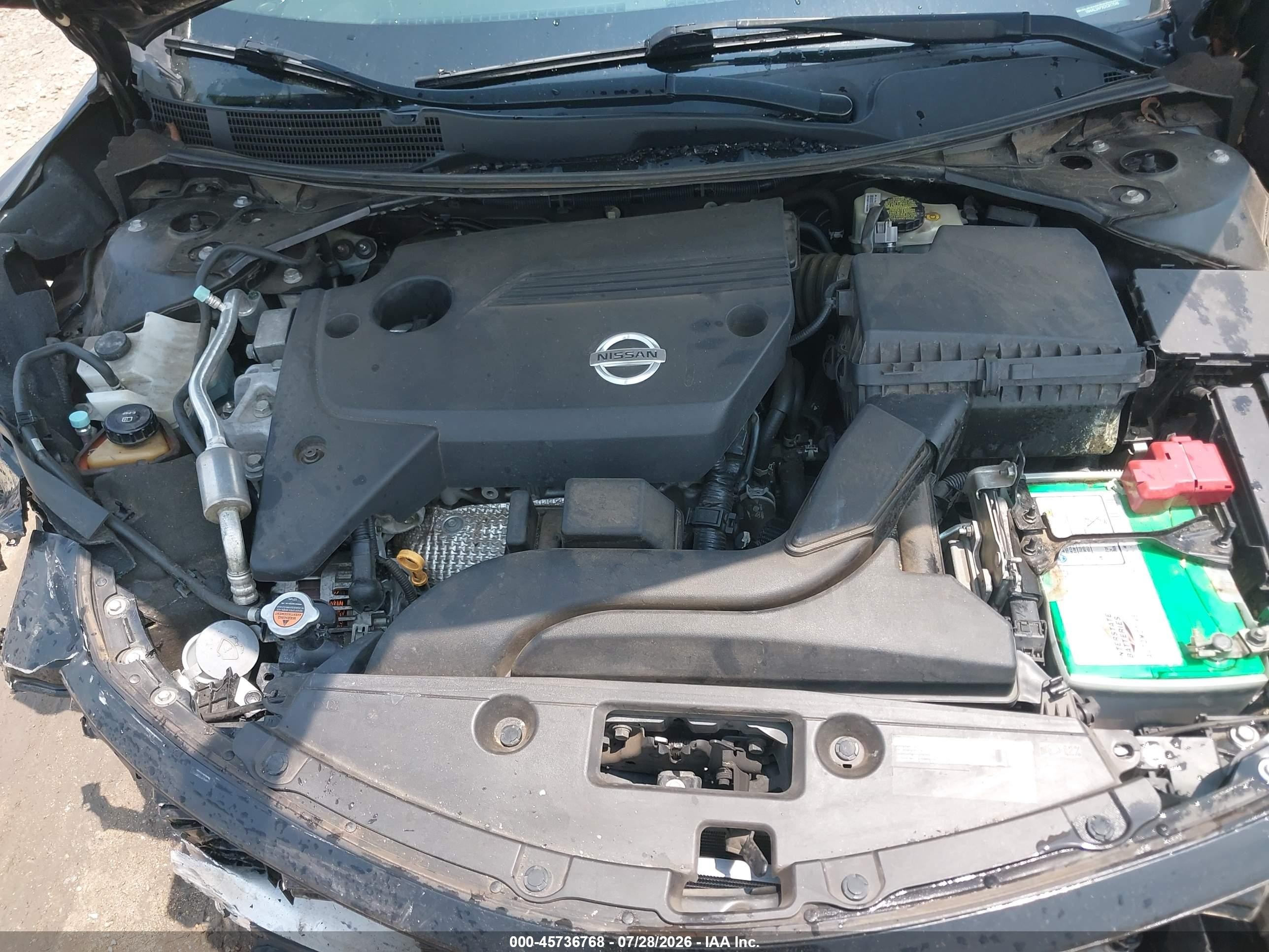 2013 Nissan Altima 2.5 Sv Black vin: 1N4AL3APXDC917546