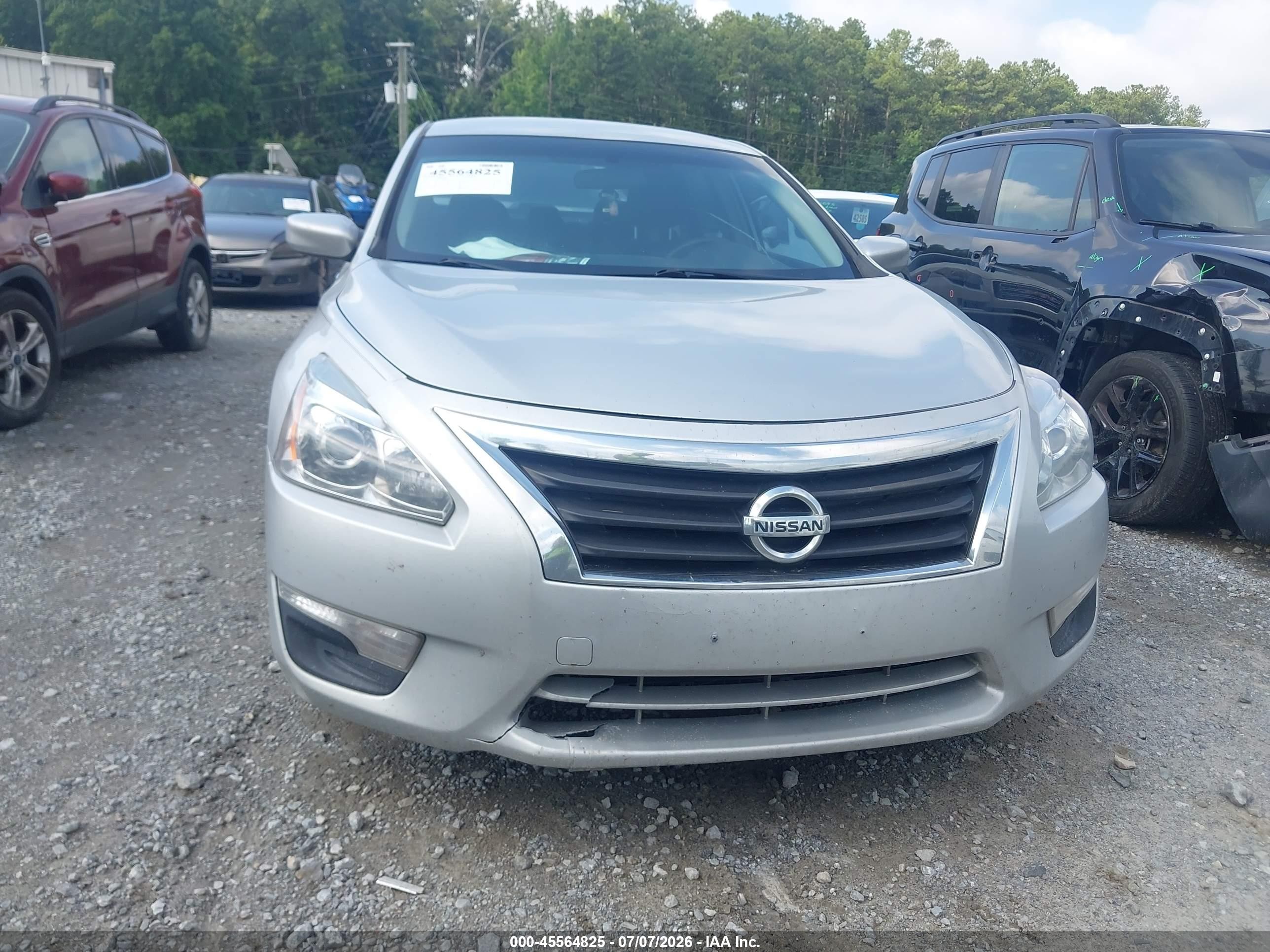 2013 Nissan Altima 2.5 Sv Silver vin: 1N4AL3APXDN402695