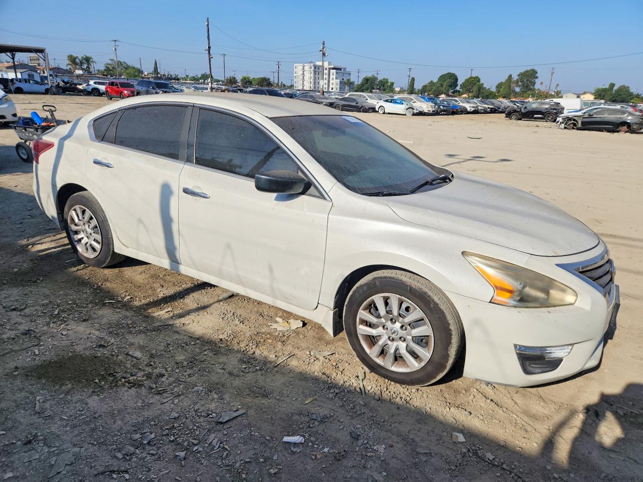 2013 Nissan Altima 2.5 White vin: 1N4AL3APXDN414166