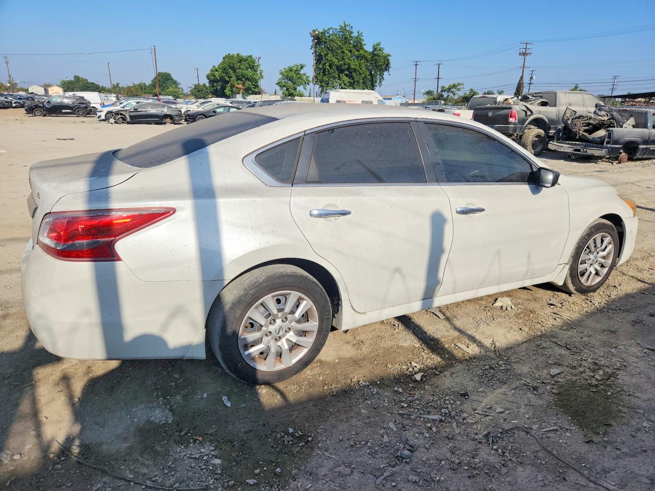 2013 Nissan Altima 2.5 White vin: 1N4AL3APXDN414166