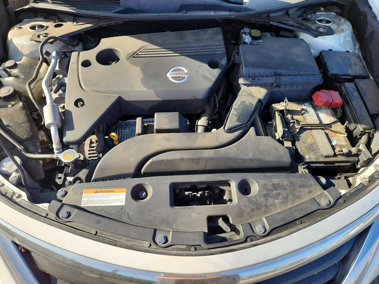 2013 Nissan Altima 2.5 White vin: 1N4AL3APXDN414166