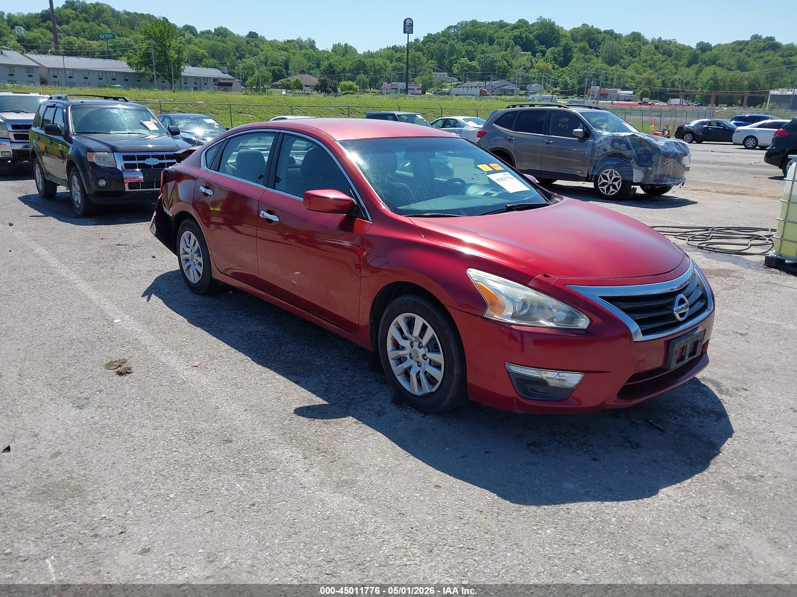 2013 Nissan Altima 2.5 S Red vin: 1N4AL3APXDN420100