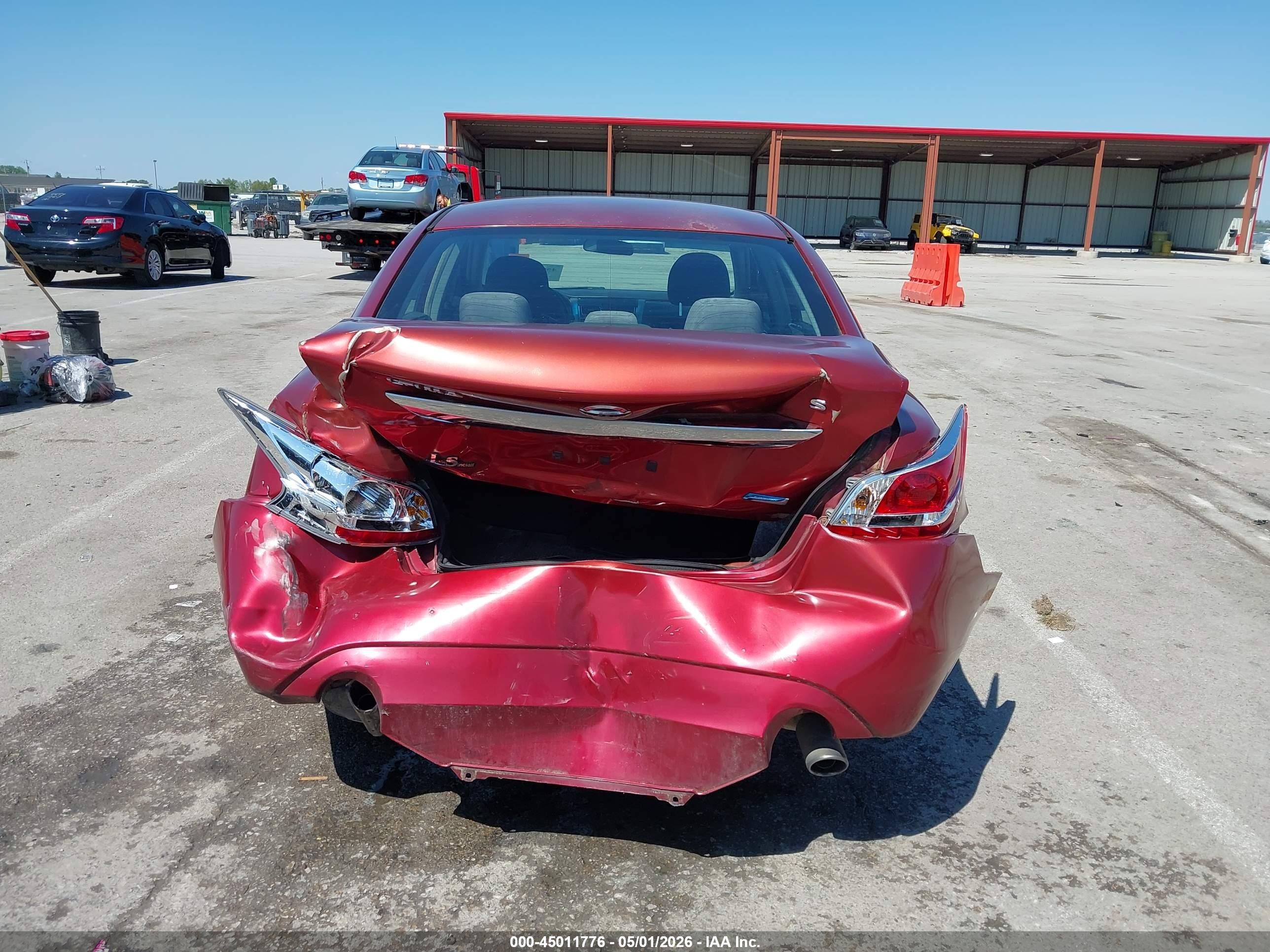 2013 Nissan Altima 2.5 S Red vin: 1N4AL3APXDN420100