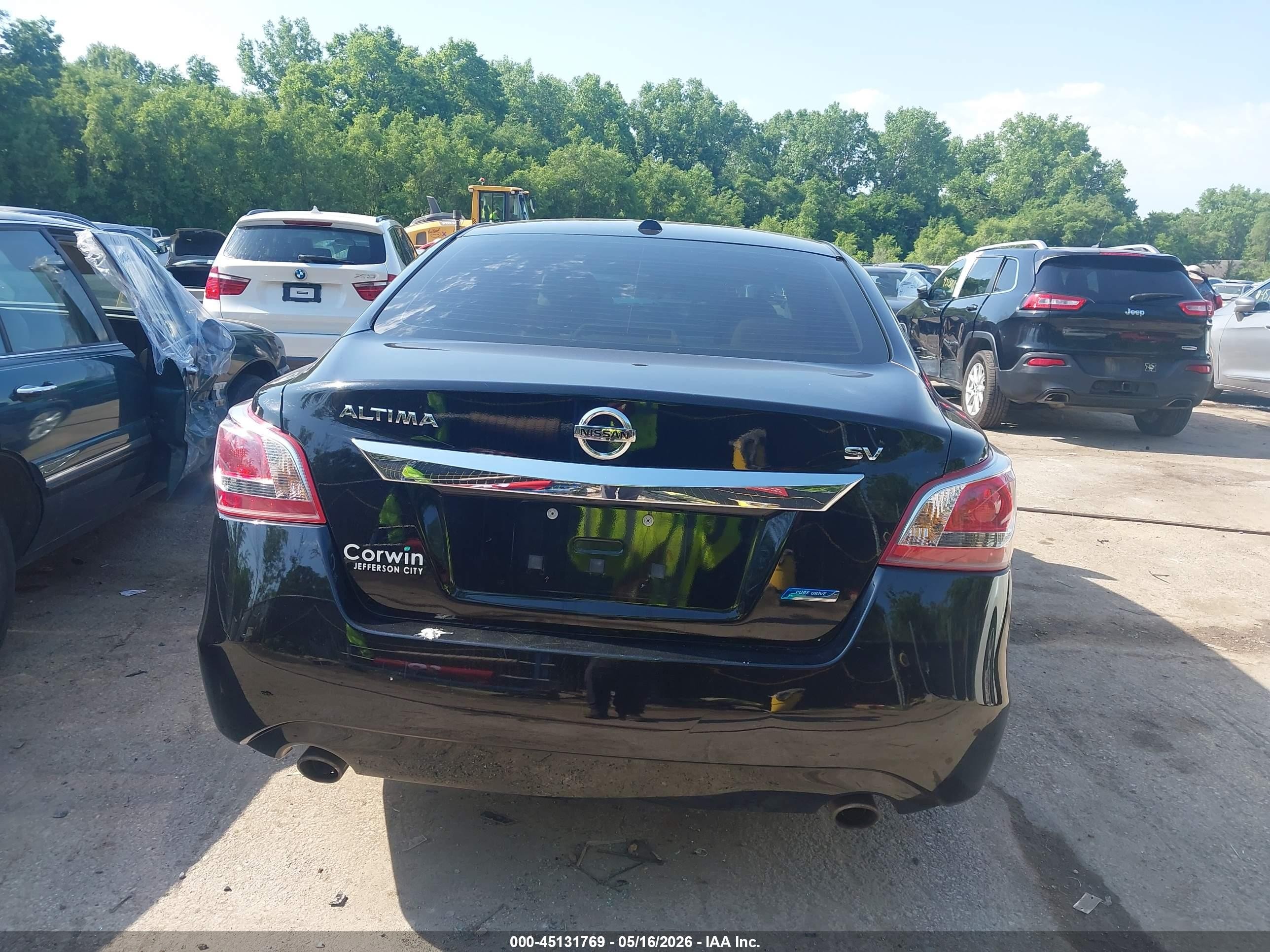 2013 Nissan Altima 2.5 Sv Black vin: 1N4AL3APXDN434644