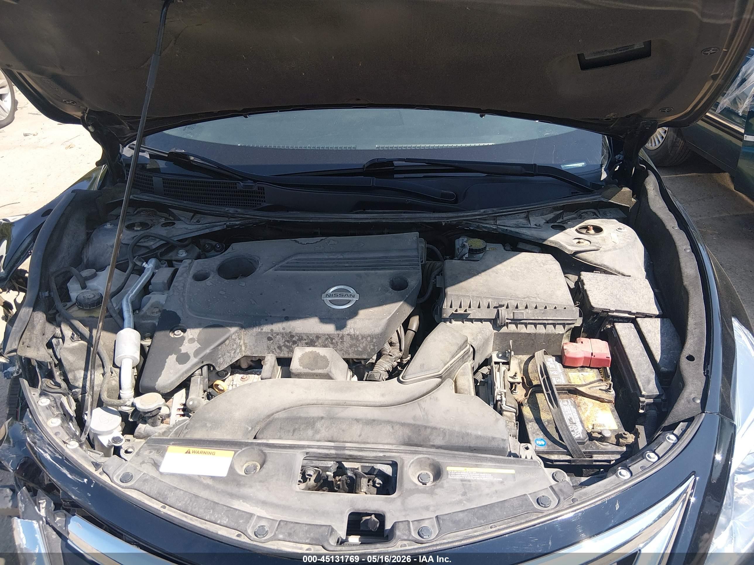 2013 Nissan Altima 2.5 Sv Black vin: 1N4AL3APXDN434644