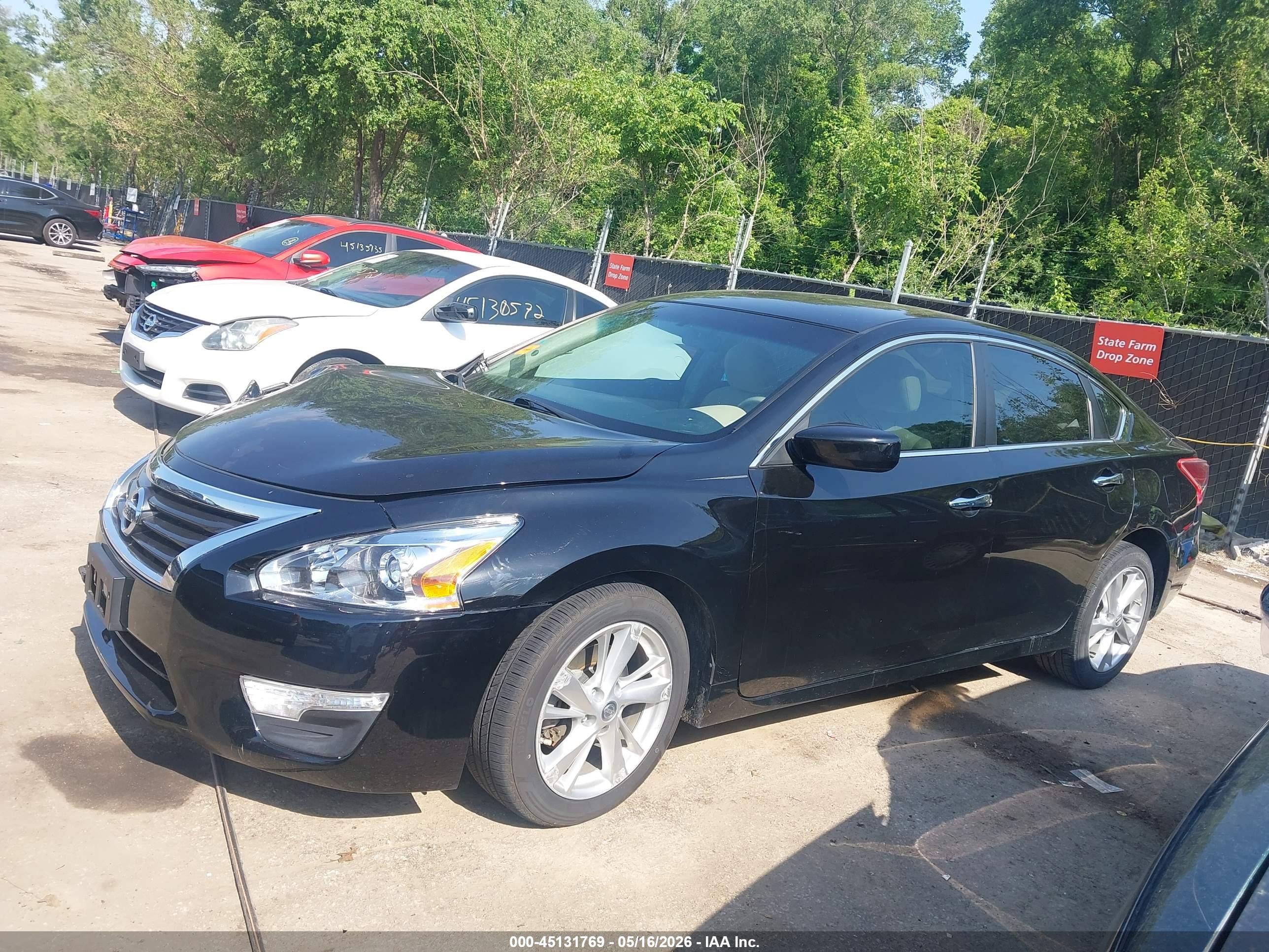 2013 Nissan Altima 2.5 Sv Black vin: 1N4AL3APXDN434644
