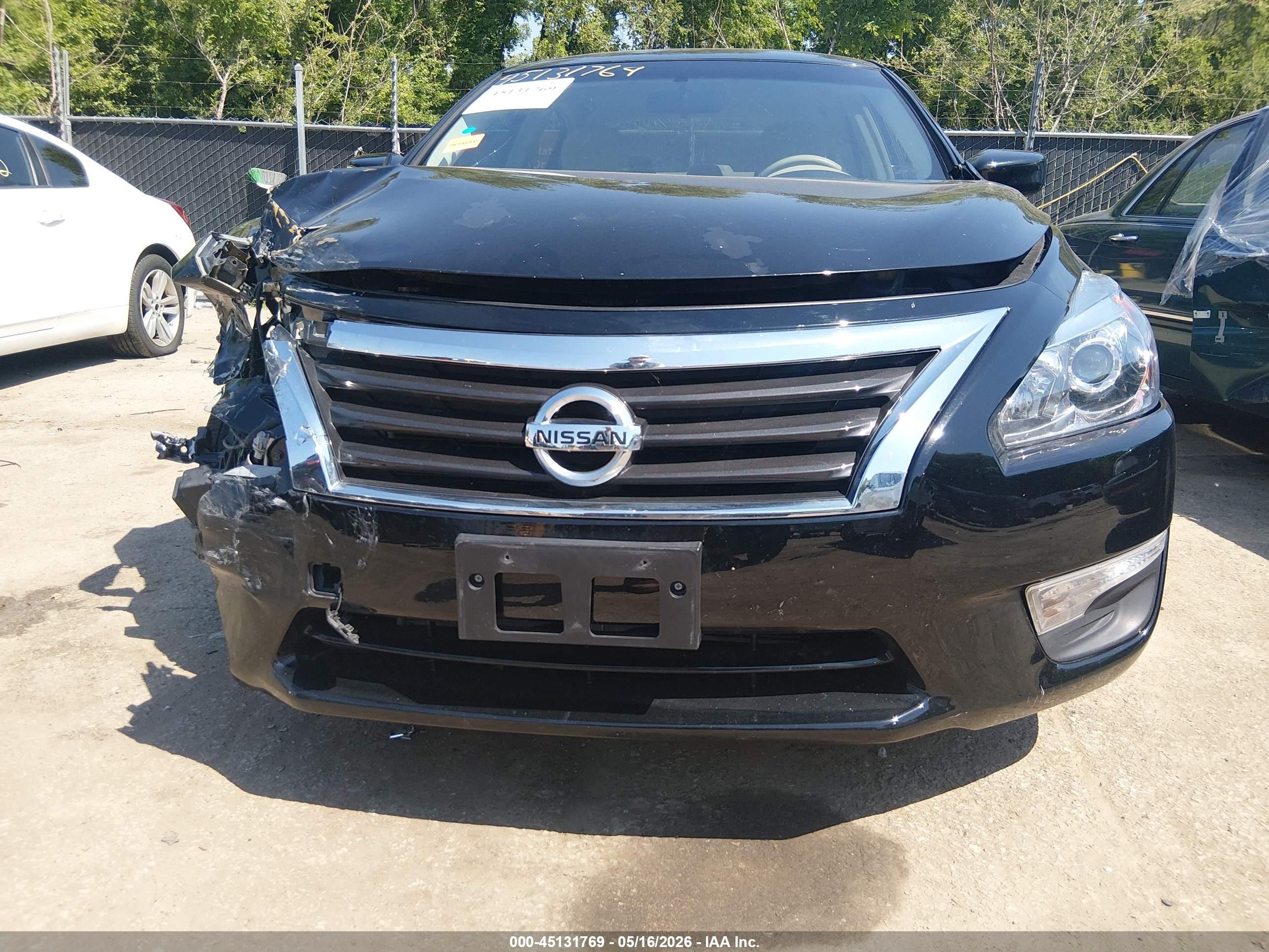2013 Nissan Altima 2.5 Sv Black vin: 1N4AL3APXDN434644