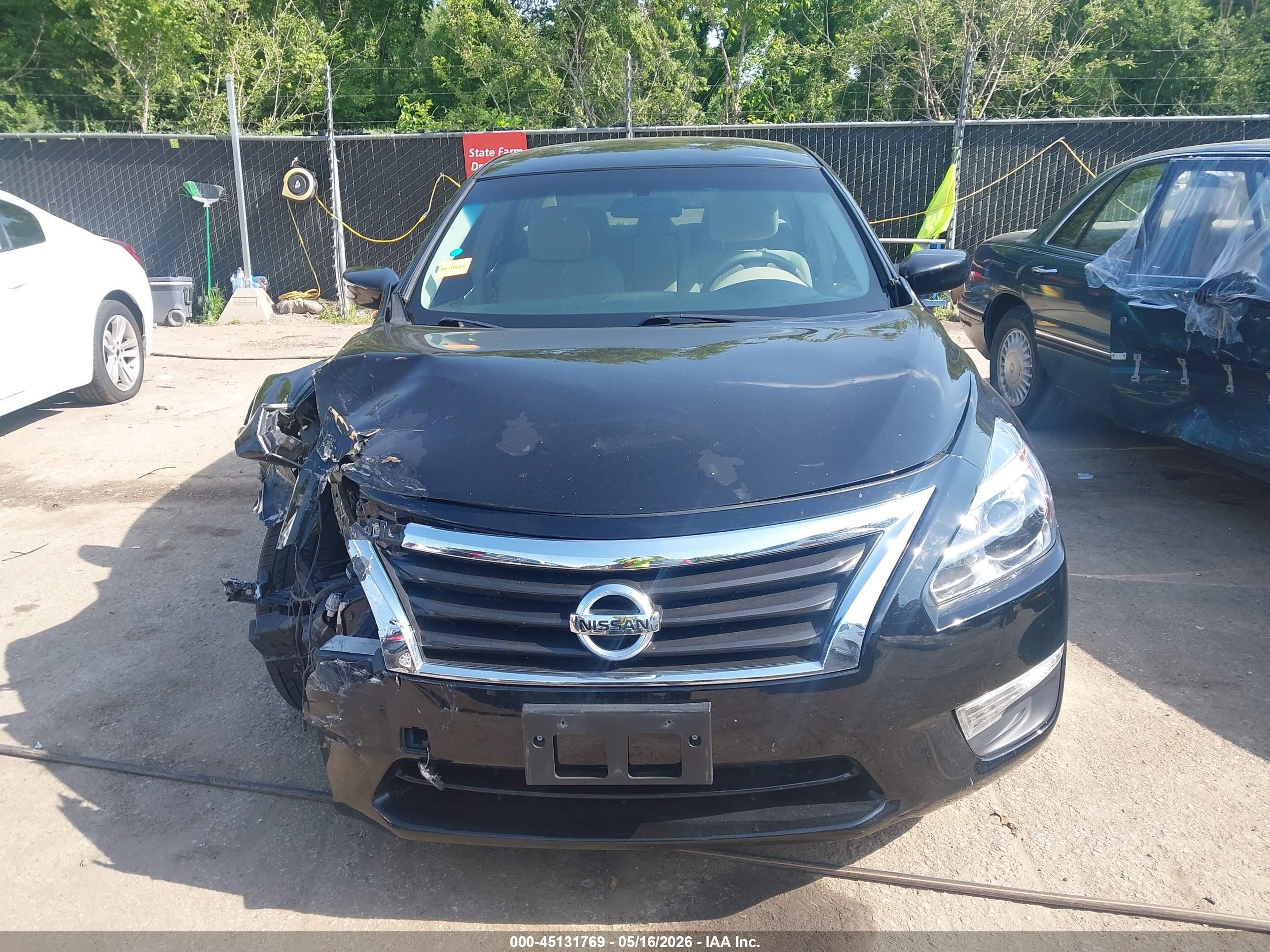 2013 Nissan Altima 2.5 Sv Black vin: 1N4AL3APXDN434644