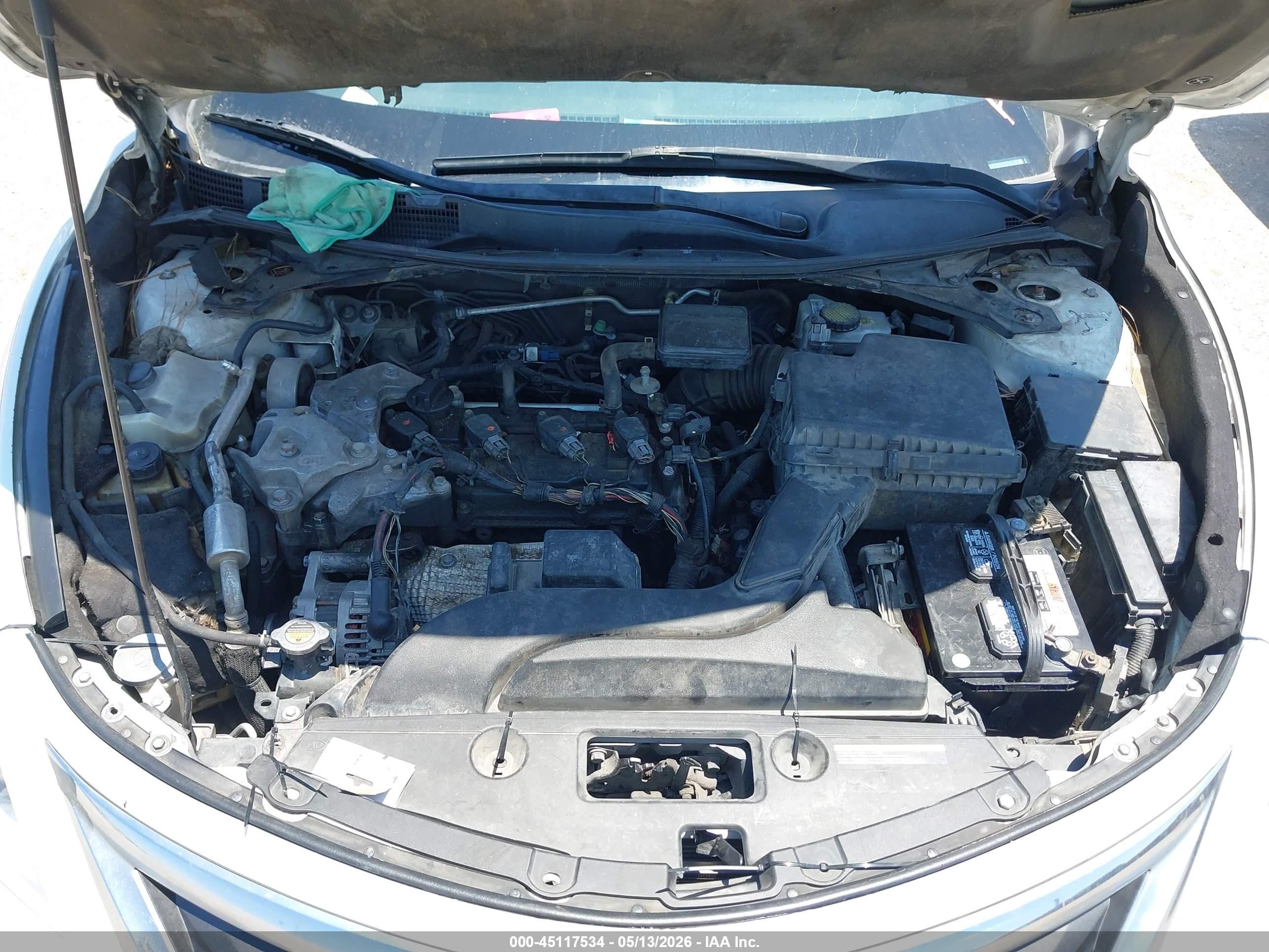 2013 Nissan Altima 2.5 S White vin: 1N4AL3APXDN439357