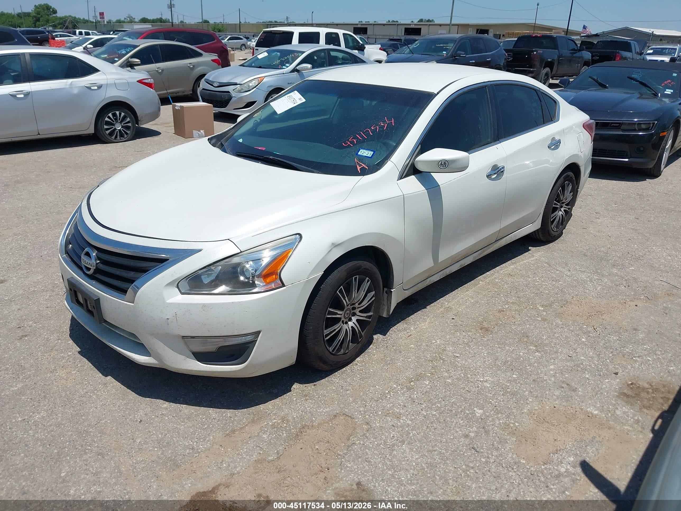 2013 Nissan Altima 2.5 S White vin: 1N4AL3APXDN439357