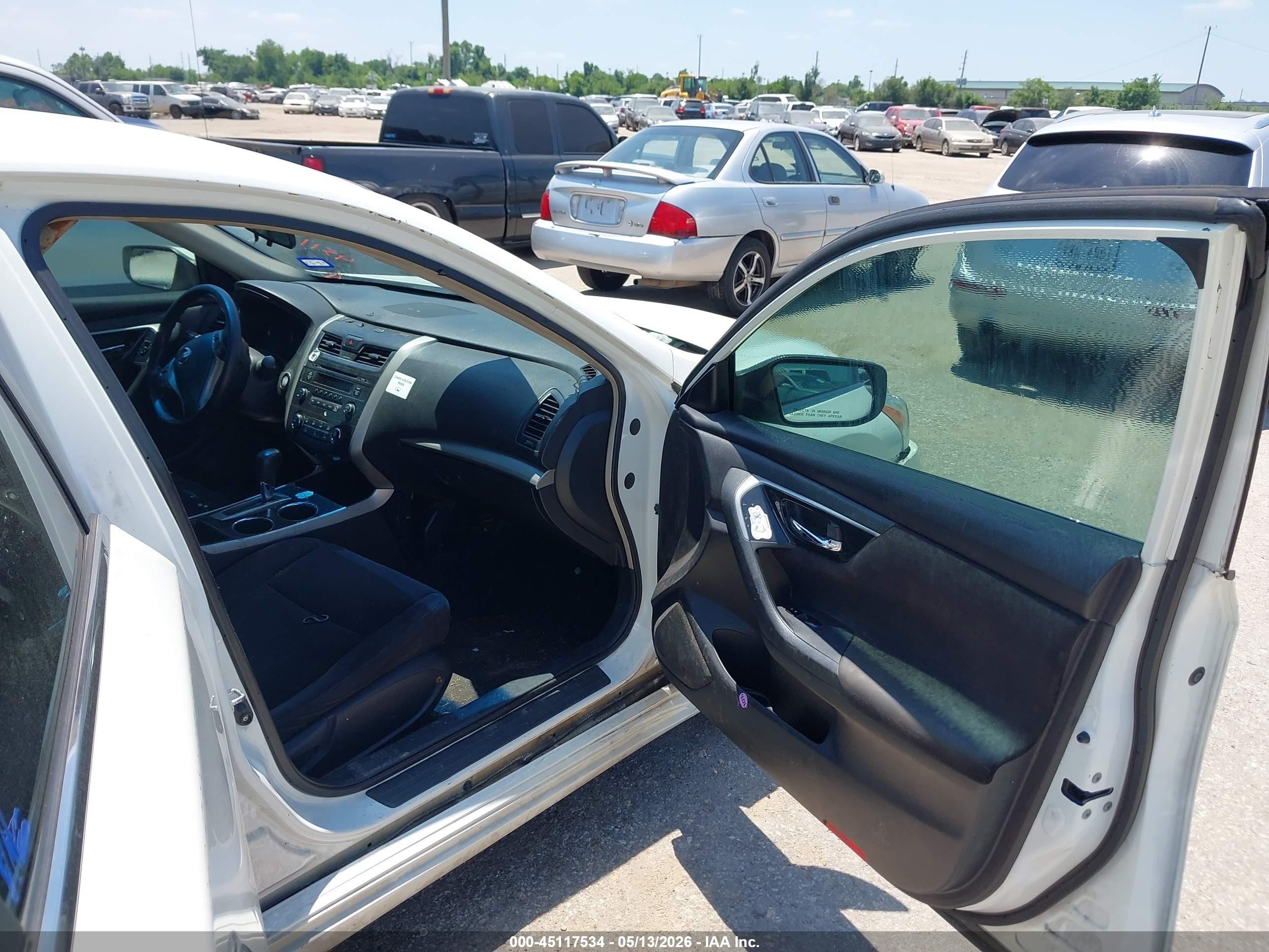 2013 Nissan Altima 2.5 S White vin: 1N4AL3APXDN439357