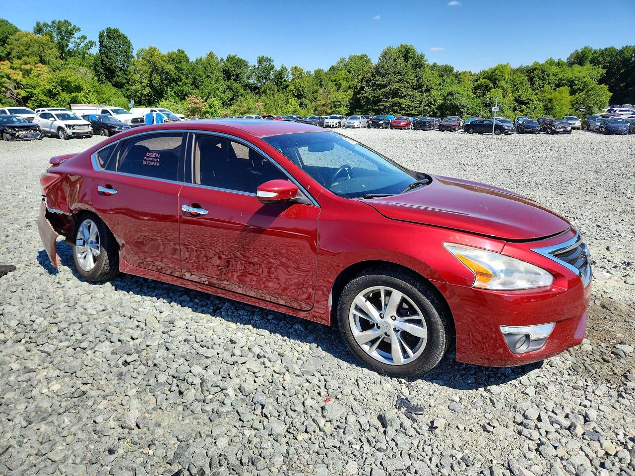 2013 Nissan Altima 2.5 Red vin: 1N4AL3APXDN445157