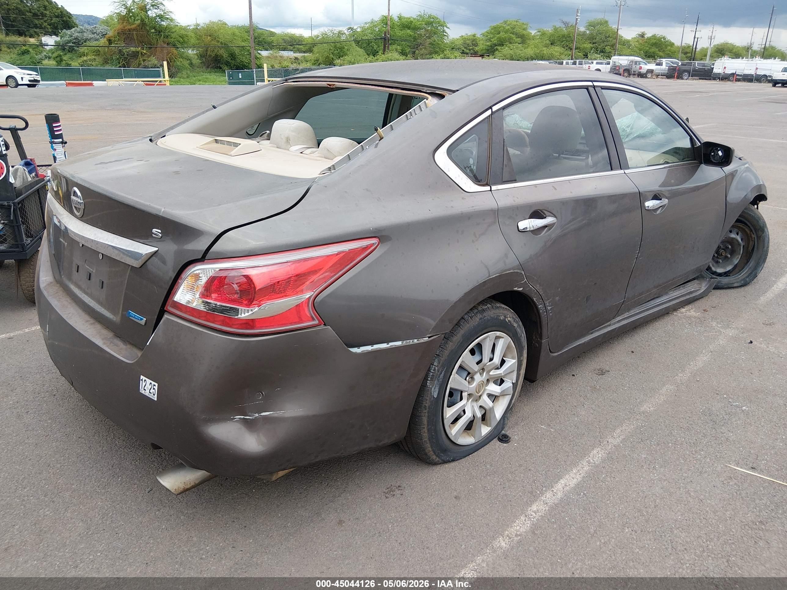 2013 Nissan Altima 2.5 S Brown vin: 1N4AL3APXDN445885
